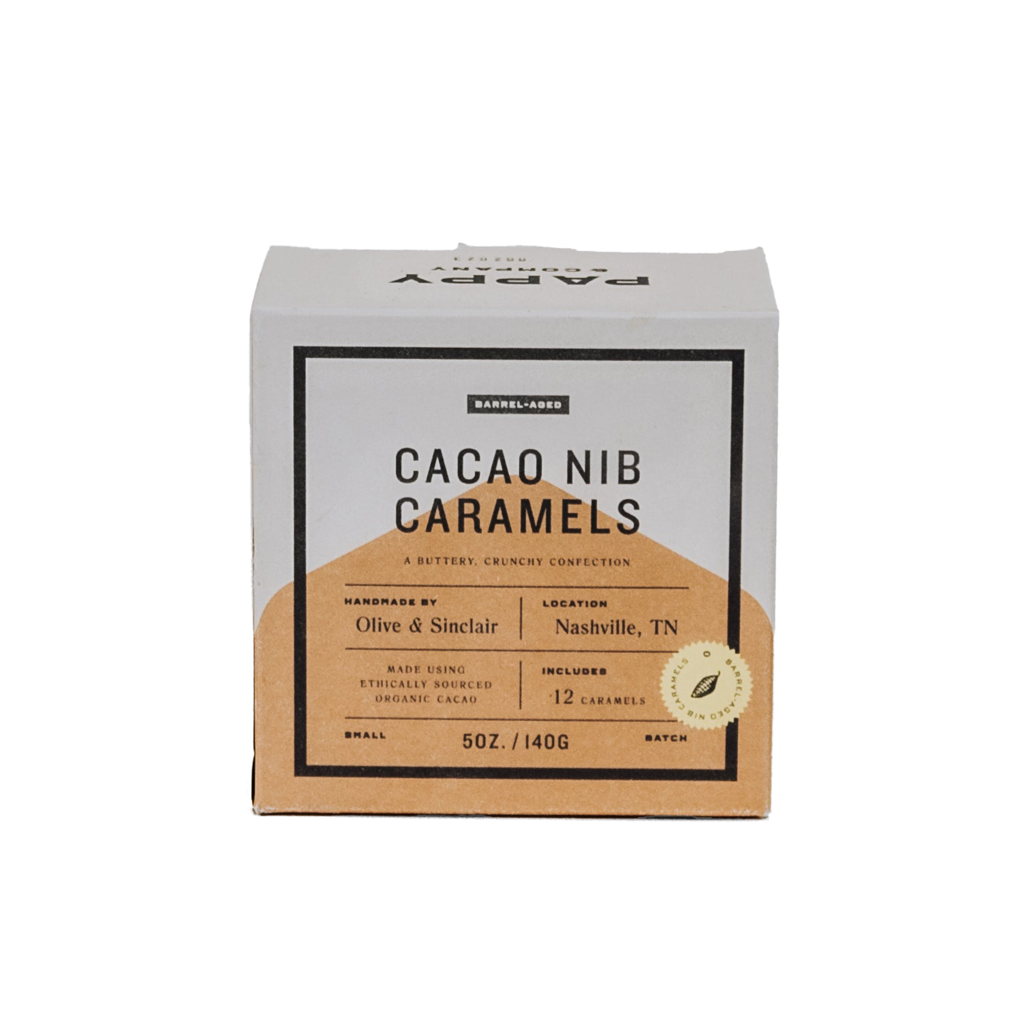 Pappy Van Winkle Barrel Aged Cacao Nib Caramels