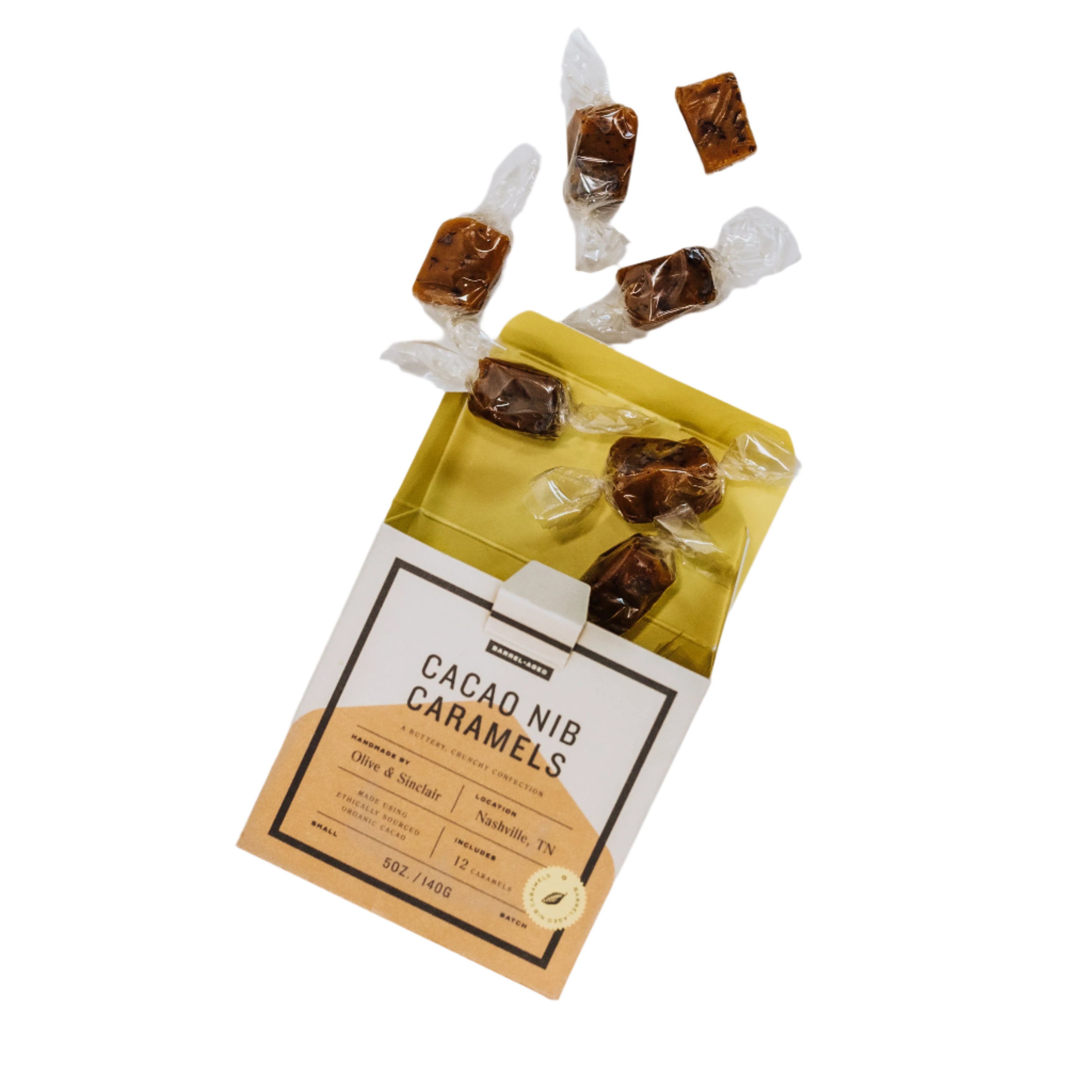 Pappy Van Winkle Barrel Aged Cacao Nib Caramels