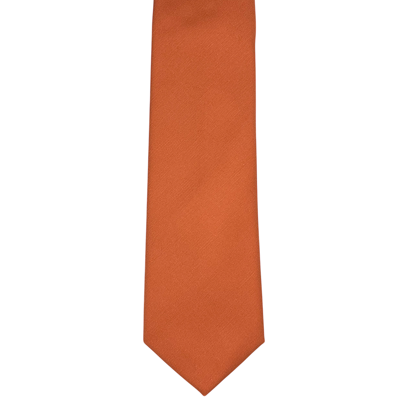 Persimmon Cotton Canvas Tie