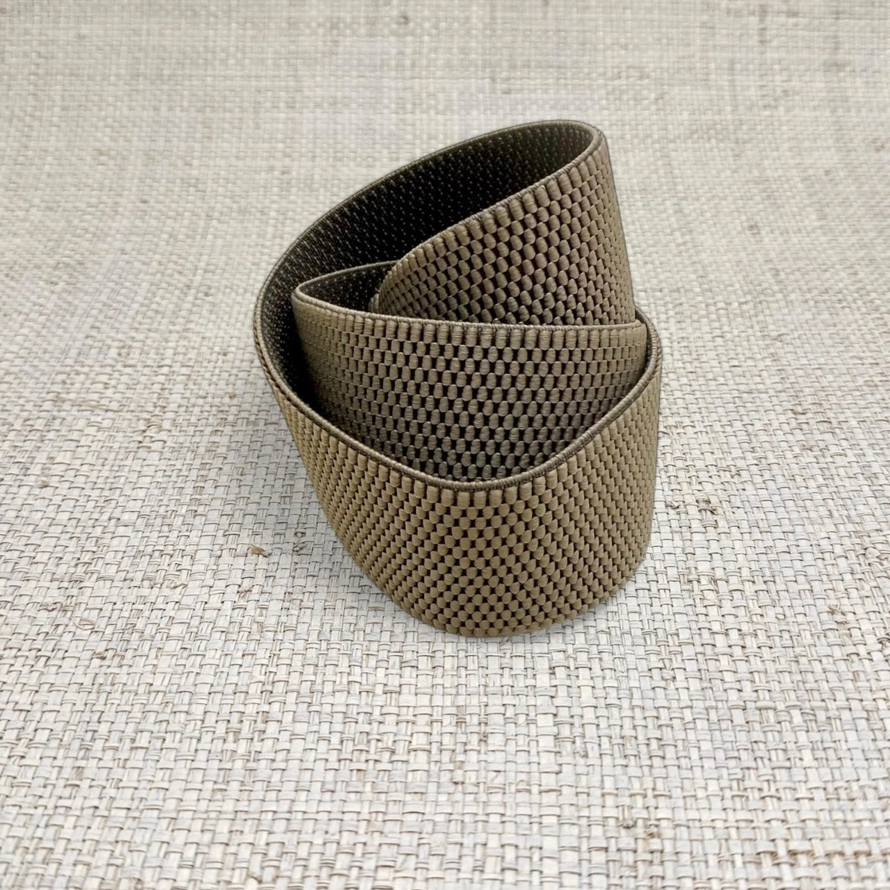 Stretch Band Belt Taupe