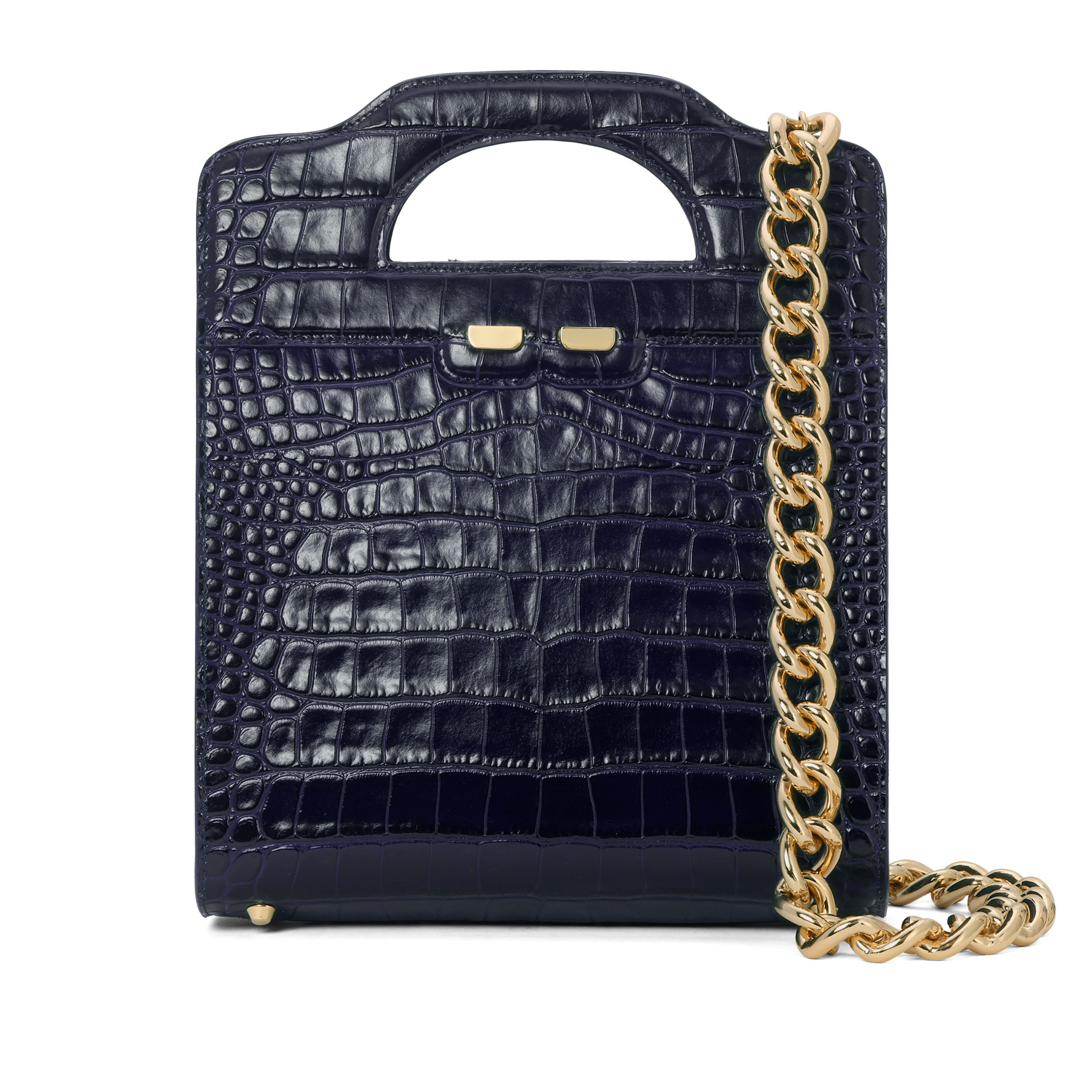 The Louise in Navy Croc