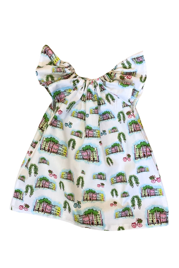The Rainbow Row Girls Peasant Dress