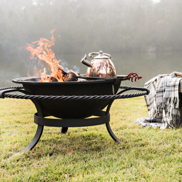 SmokeLESS Wood Burning Fire Pits/Cooking Kettles