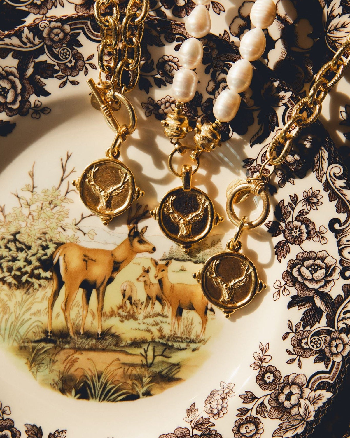 Stag Toggle Necklace