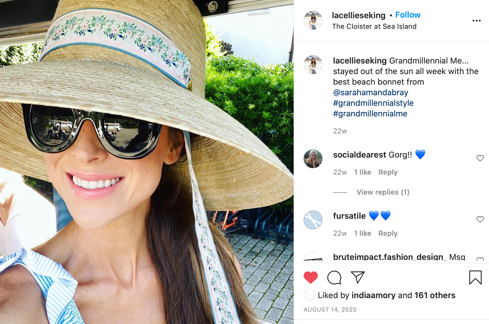 Wildflower Sun Hat - Burnt Orange/Rust Wide & Short Grosgrain Ribbon