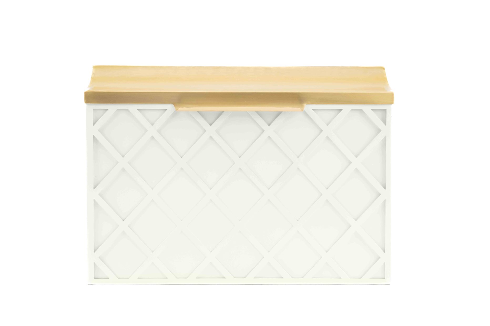 Wall-mount Mailbox in Trellis White