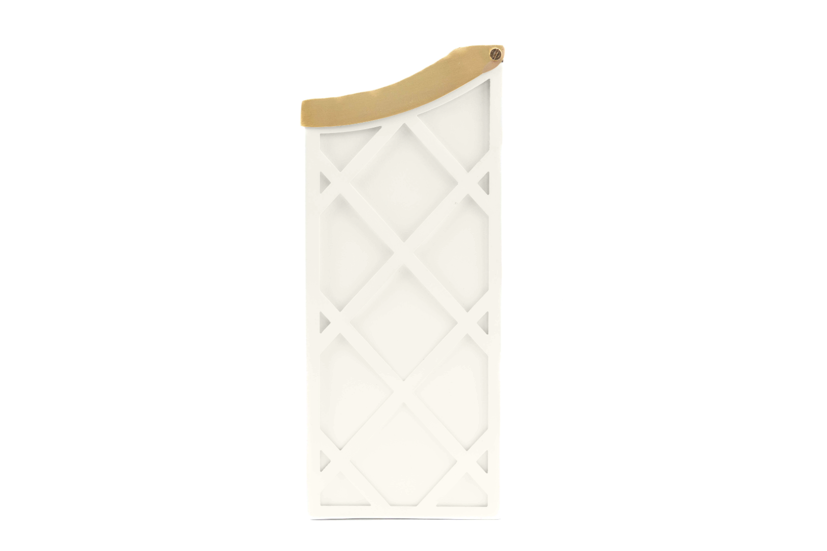 Wall-mount Mailbox in Trellis White
