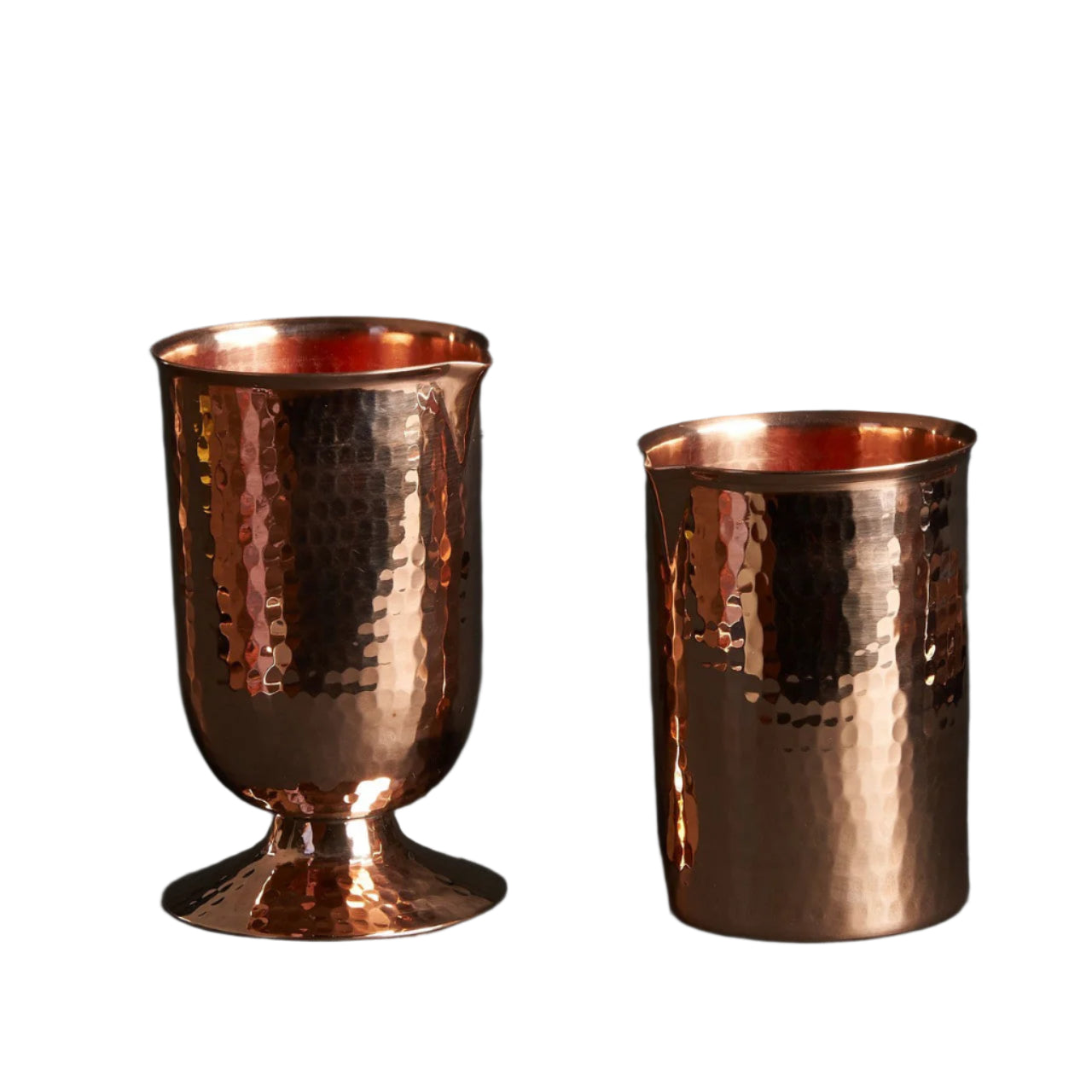 Copper Cocktail Glasses