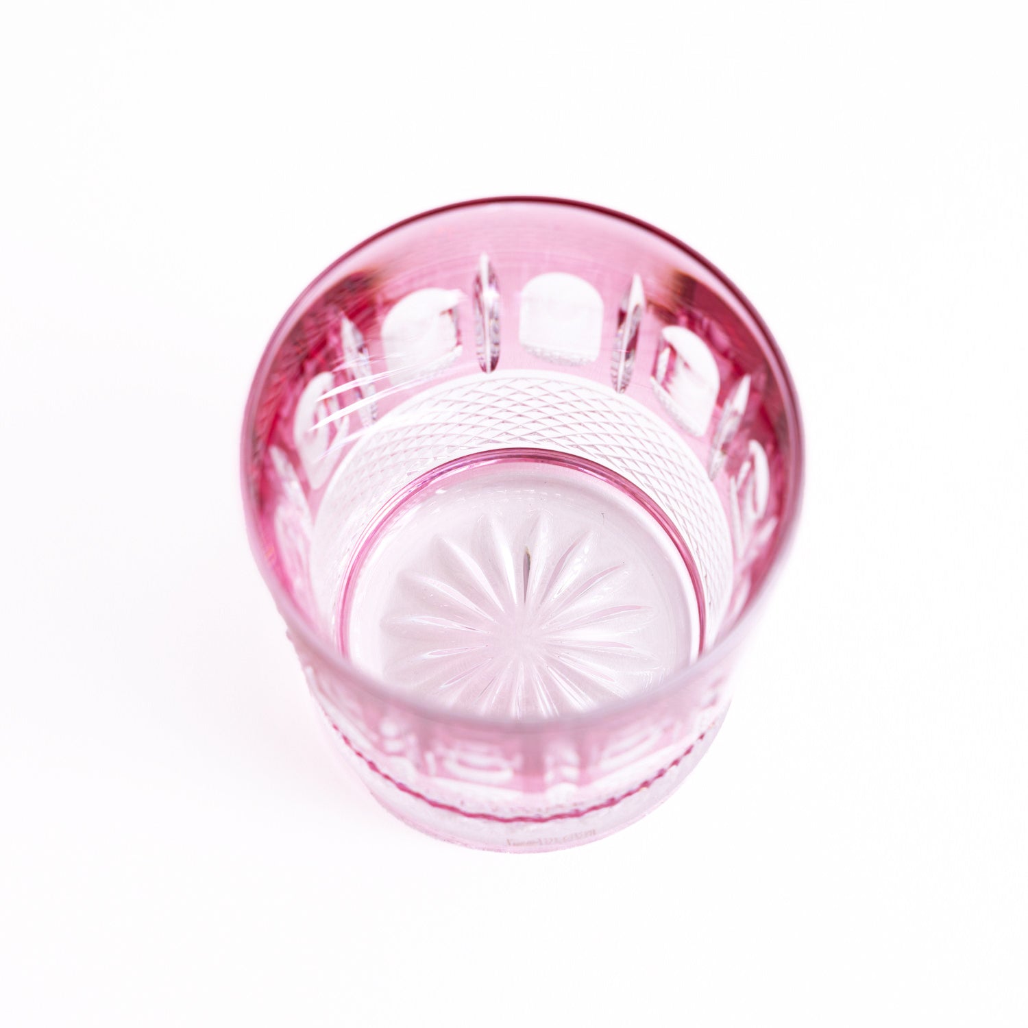 The Bohemian Crystal Tumblers - Set of 2 Rose