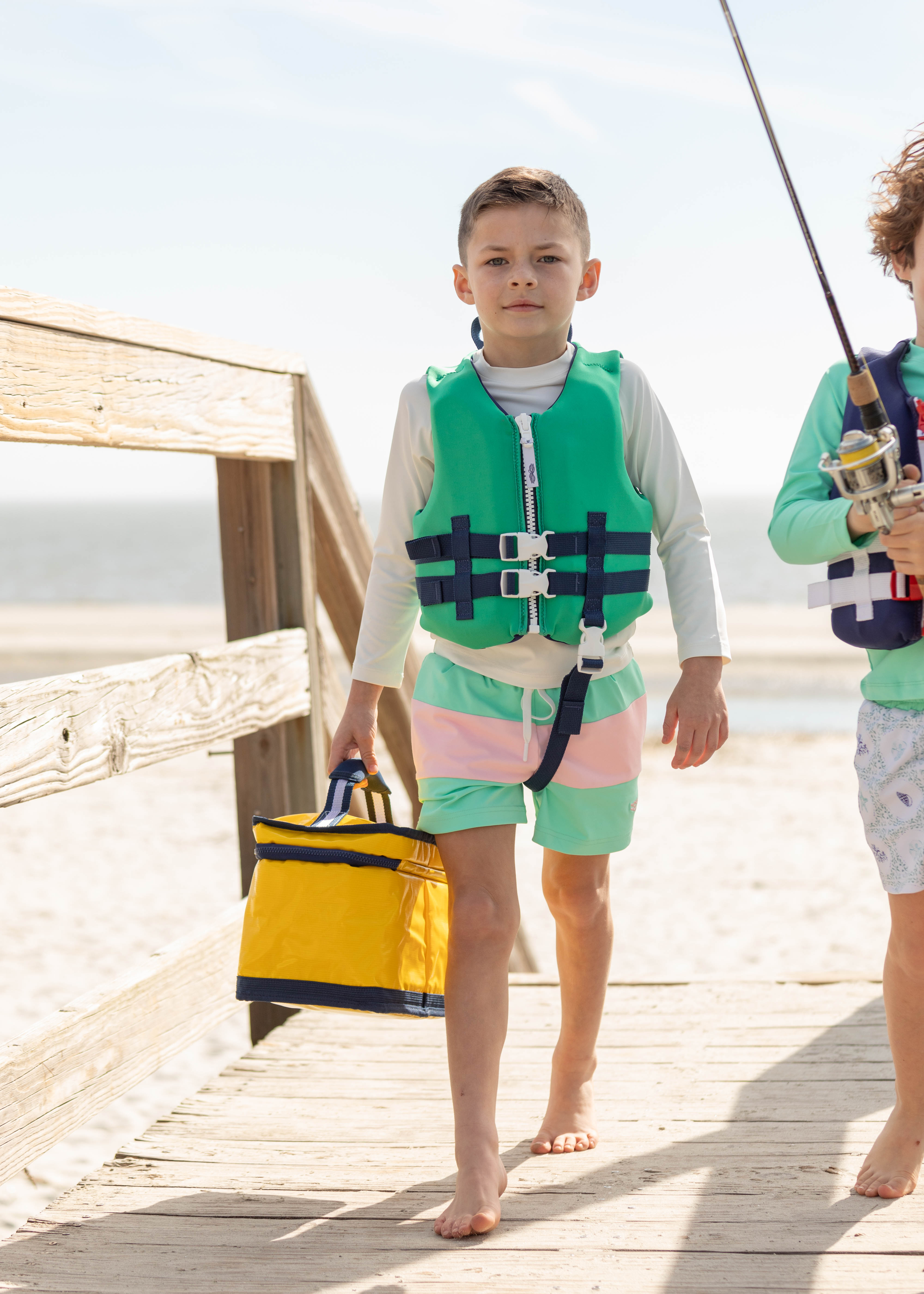 Green USCG Life Jacket (30-50 lbs)