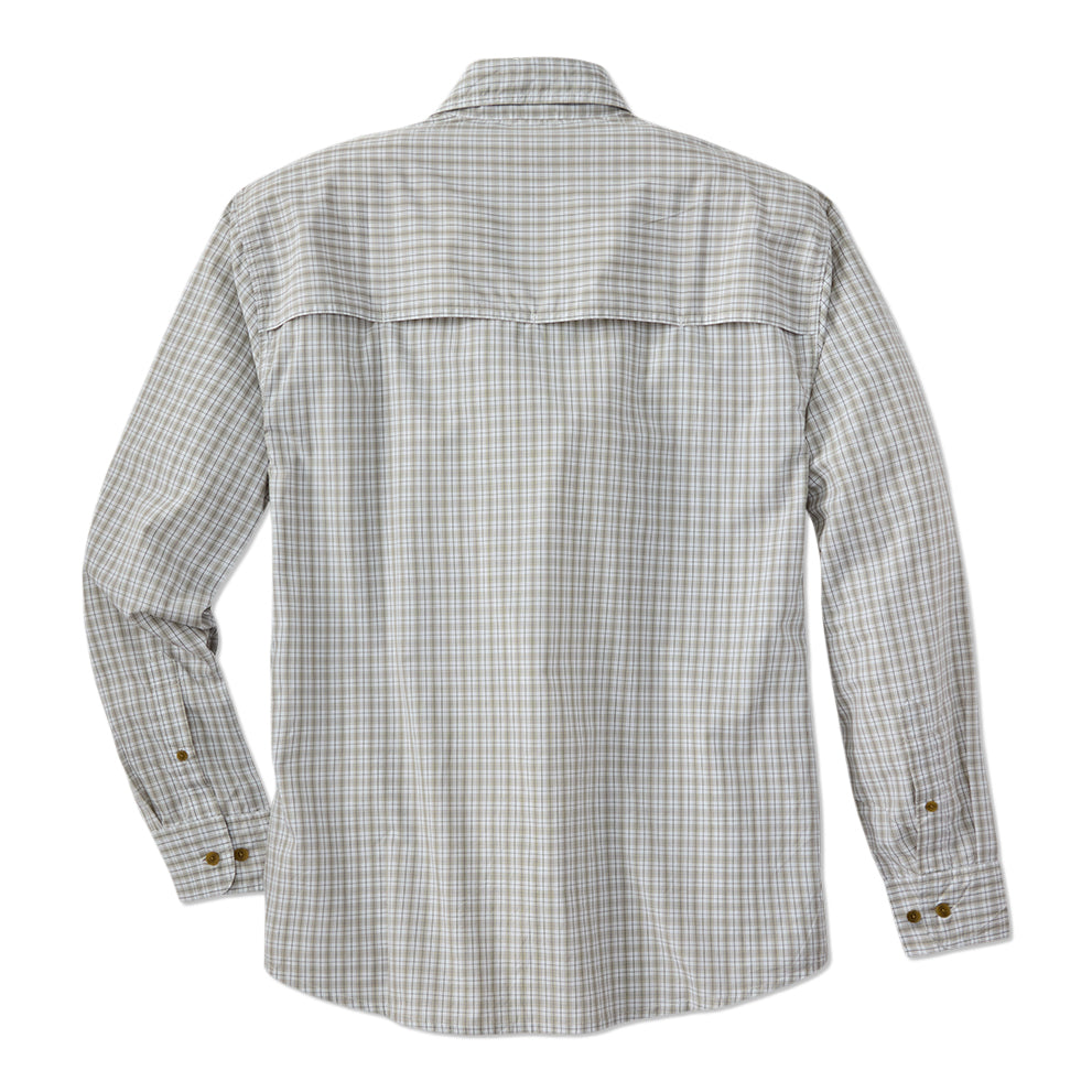 TSG Airetex™ Brooks Long Sleeve Shirt in Field Plaid Wheat)