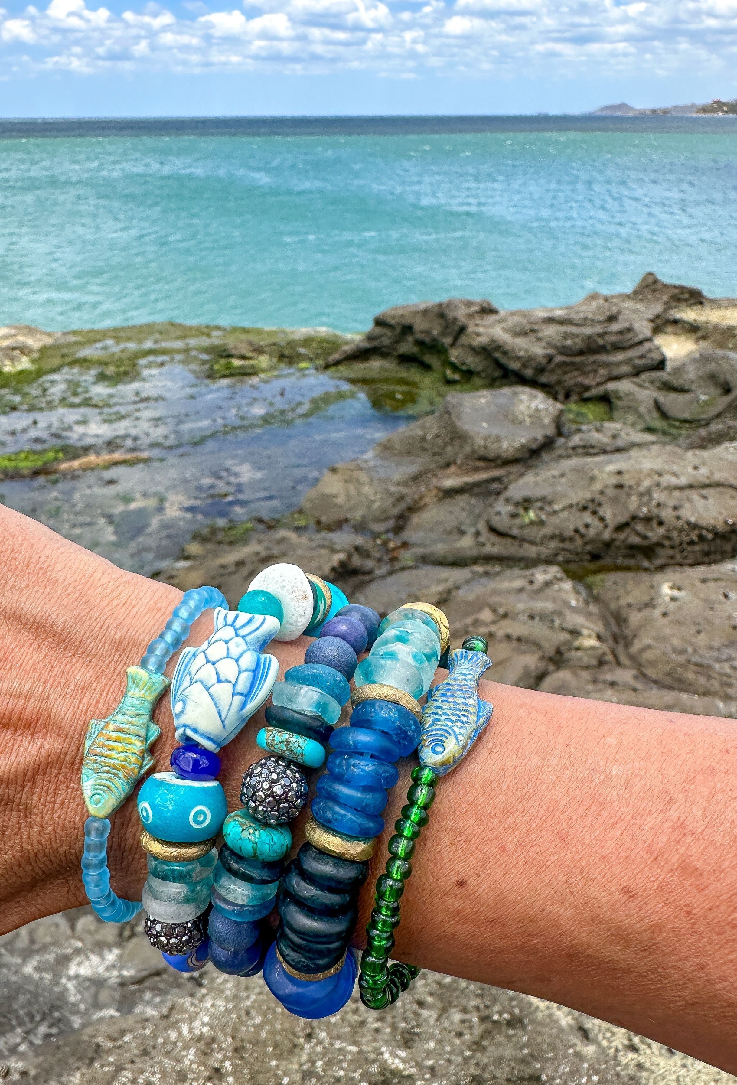 Single Stack Bracelet | Azul