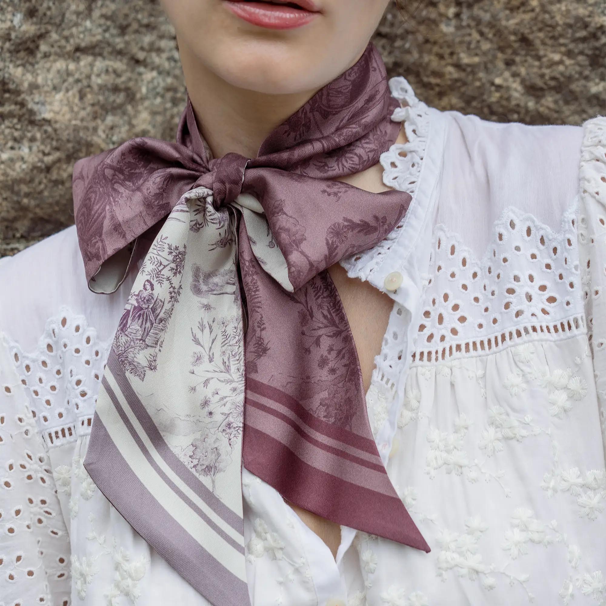 The Heroines Silk Twilly Scarf