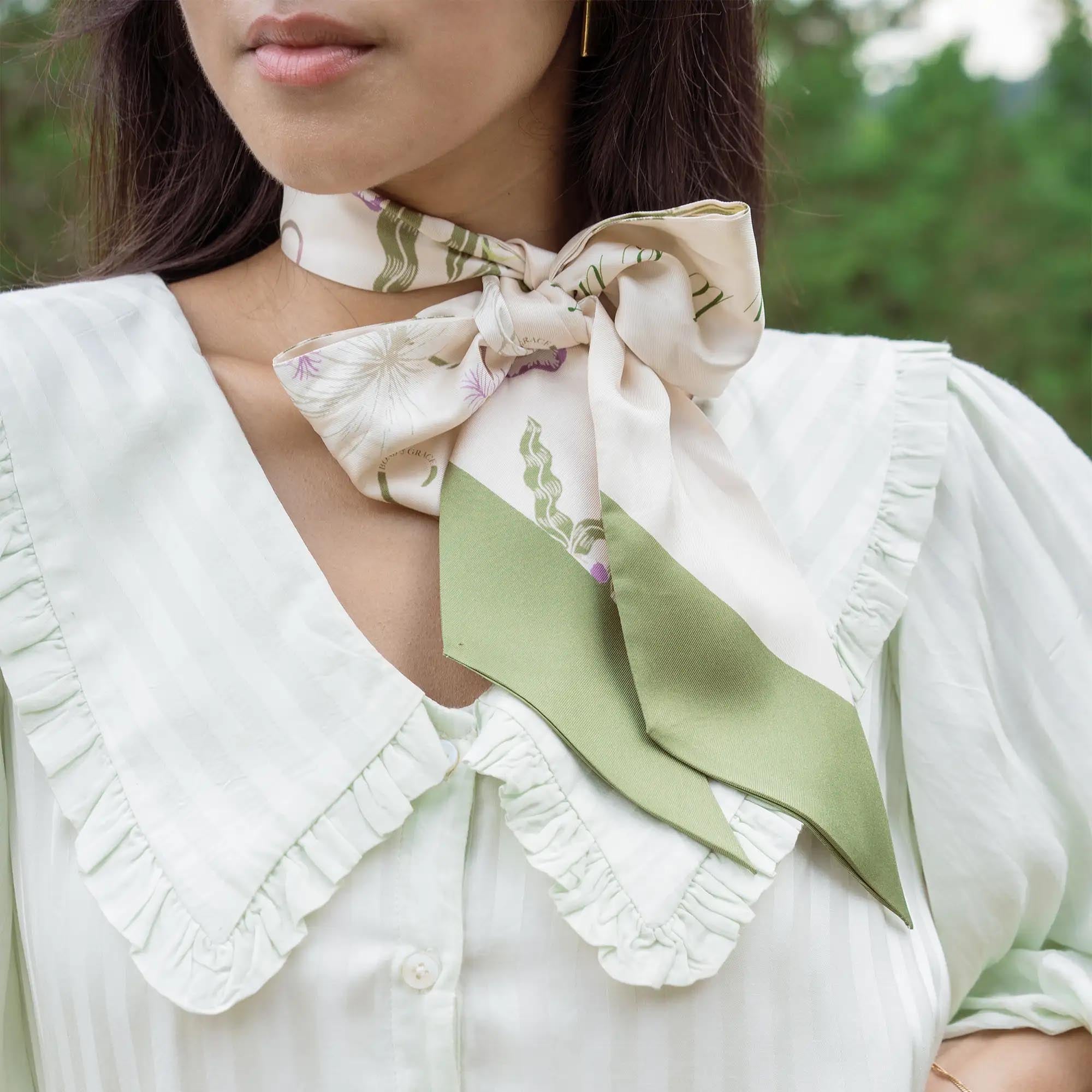Cottage Vines Twilly Scarf
