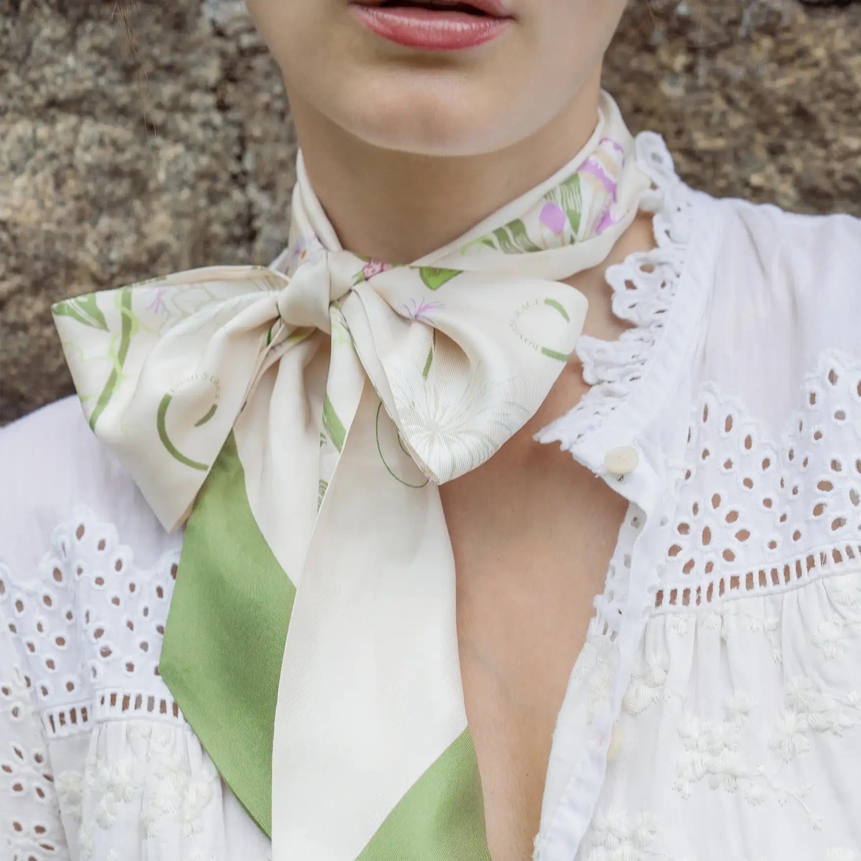 Cottage Vines Twilly Scarf