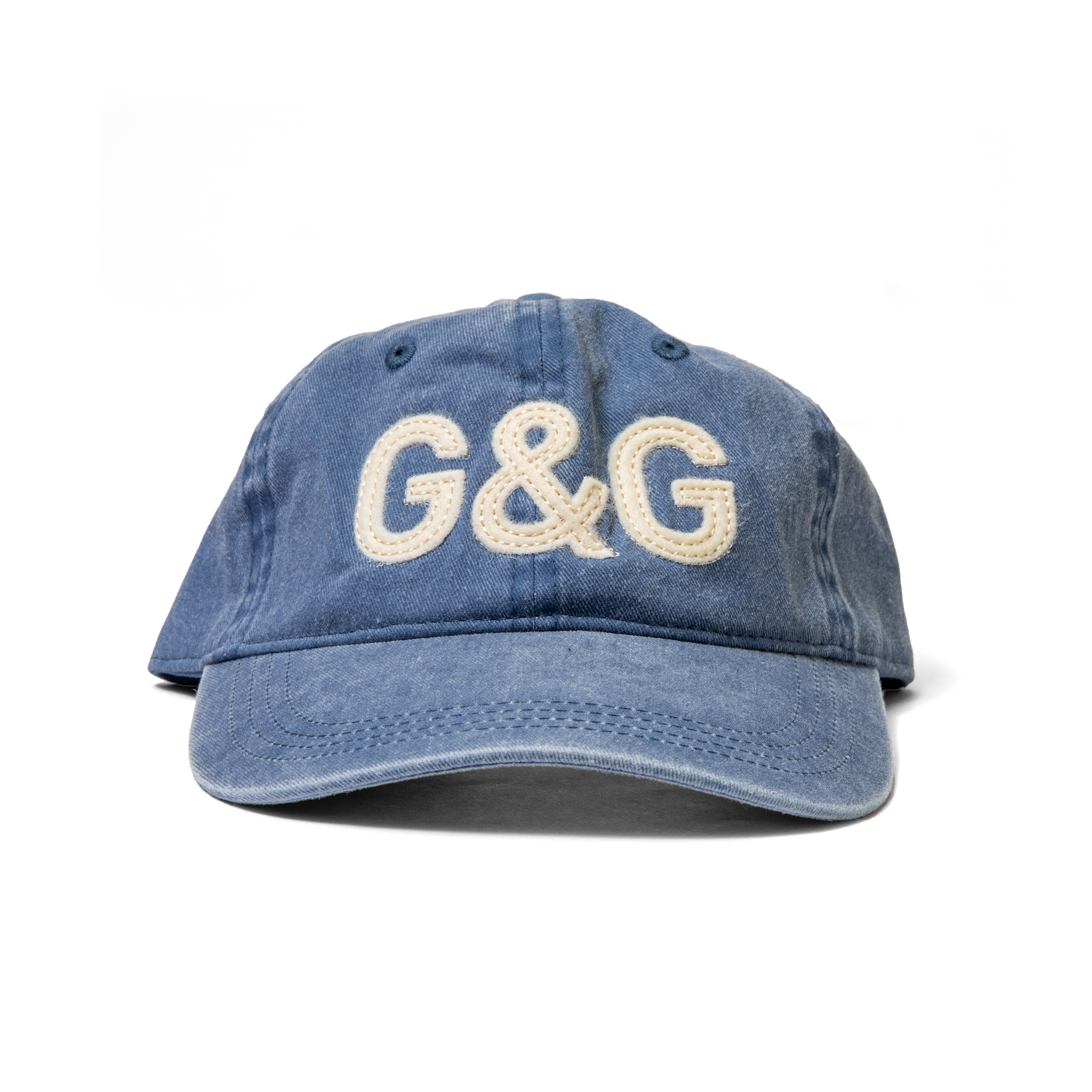 【ANGLAN】25SS★ [AG] Slogan Denim Ballcap AG] Slogan Denim Ballcap - Denim - ANGLAN