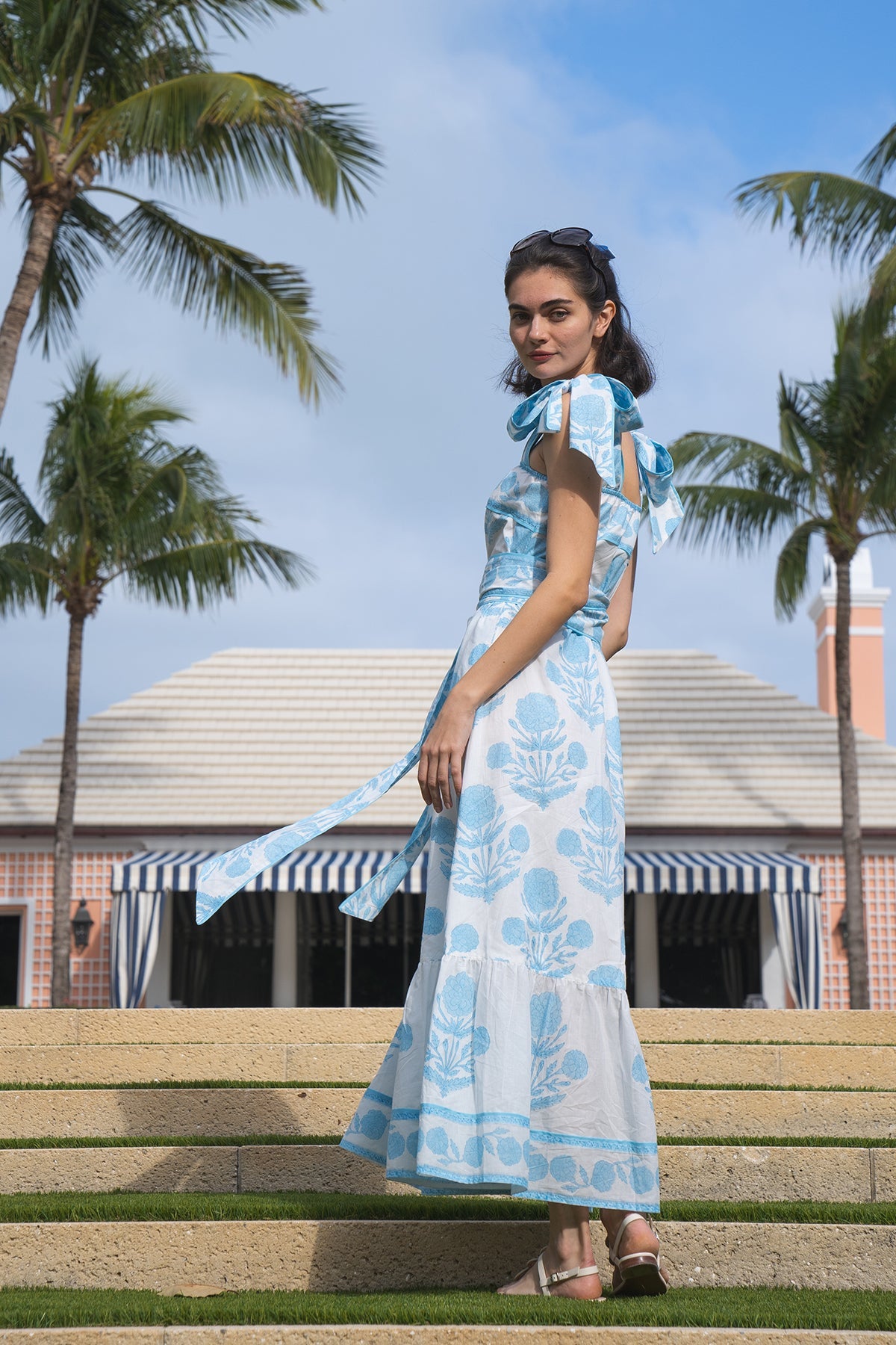 Seaside Sundress | Baby Blue SUE SARTOR Marigold