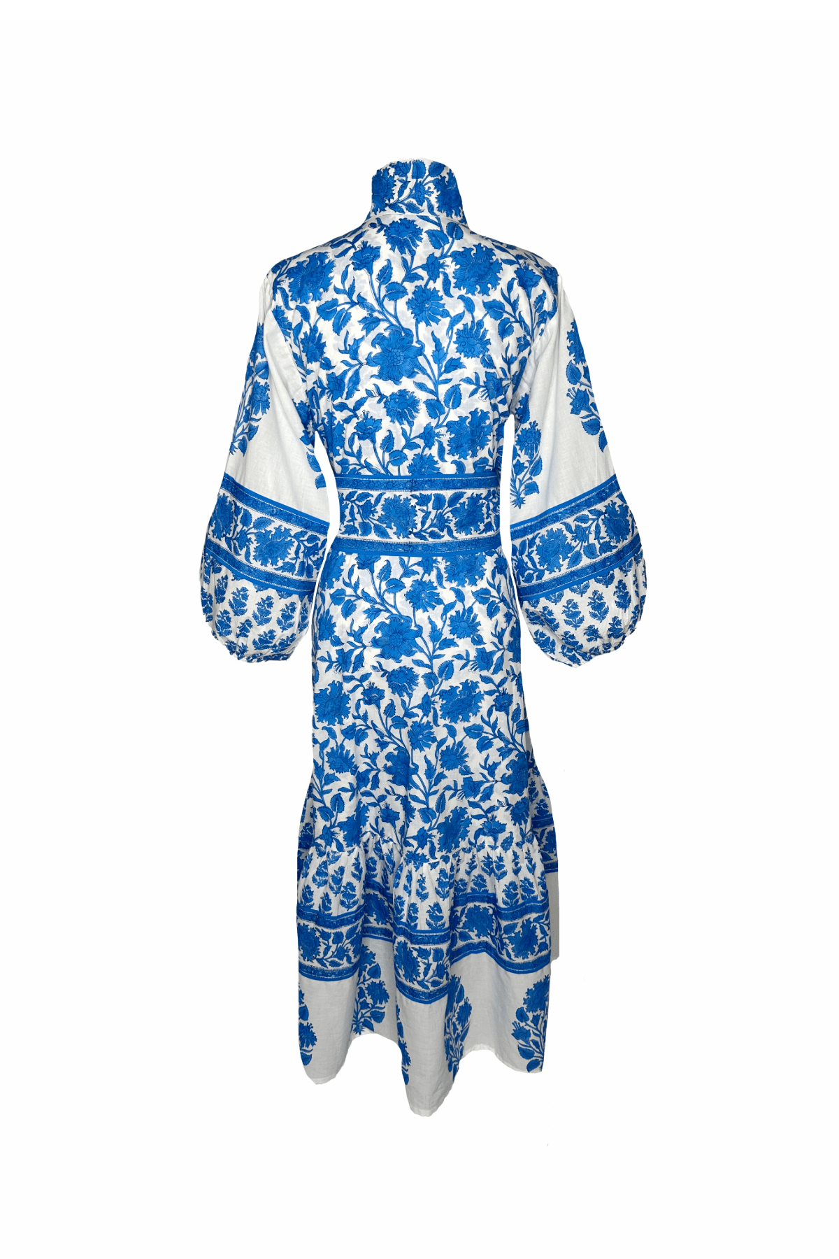 SUE SARTOR Flounce | Capri Blue Vintage Lily