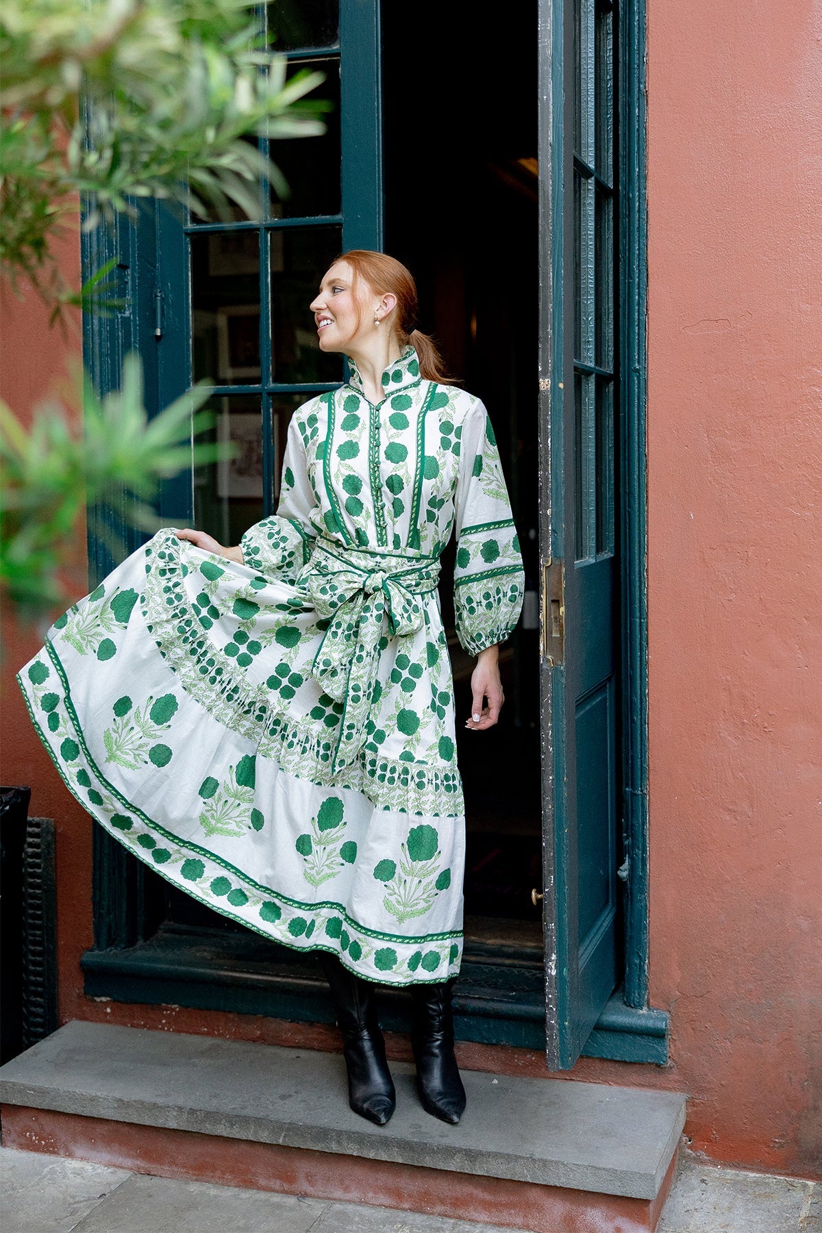 Sue Sartor Flounce in Emerald Green Sue Sartor Marigold