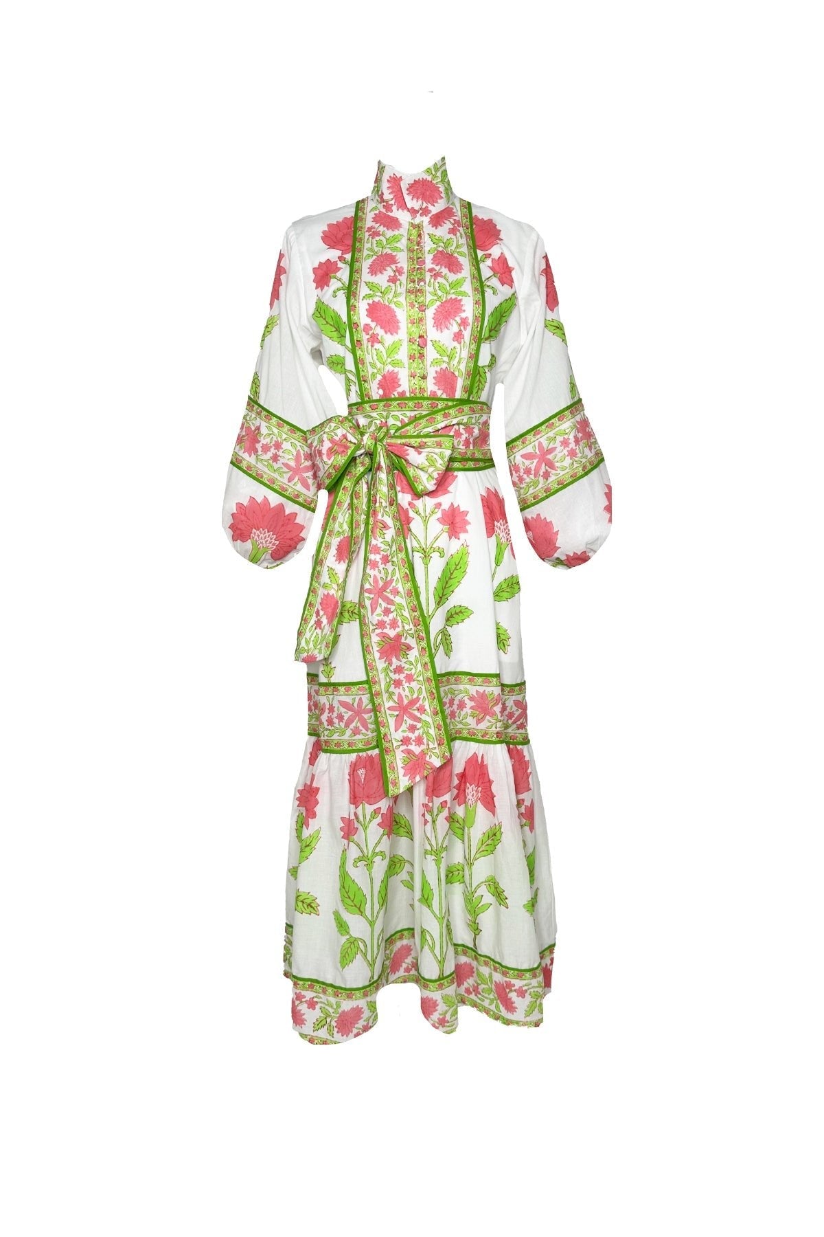 SUE SARTOR Flounce | Watermelon Dahlia