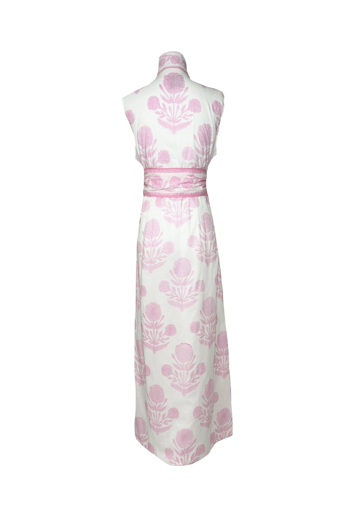 Sleeveless Marrakech Kaftan in Blush Sue Sartor Marigold