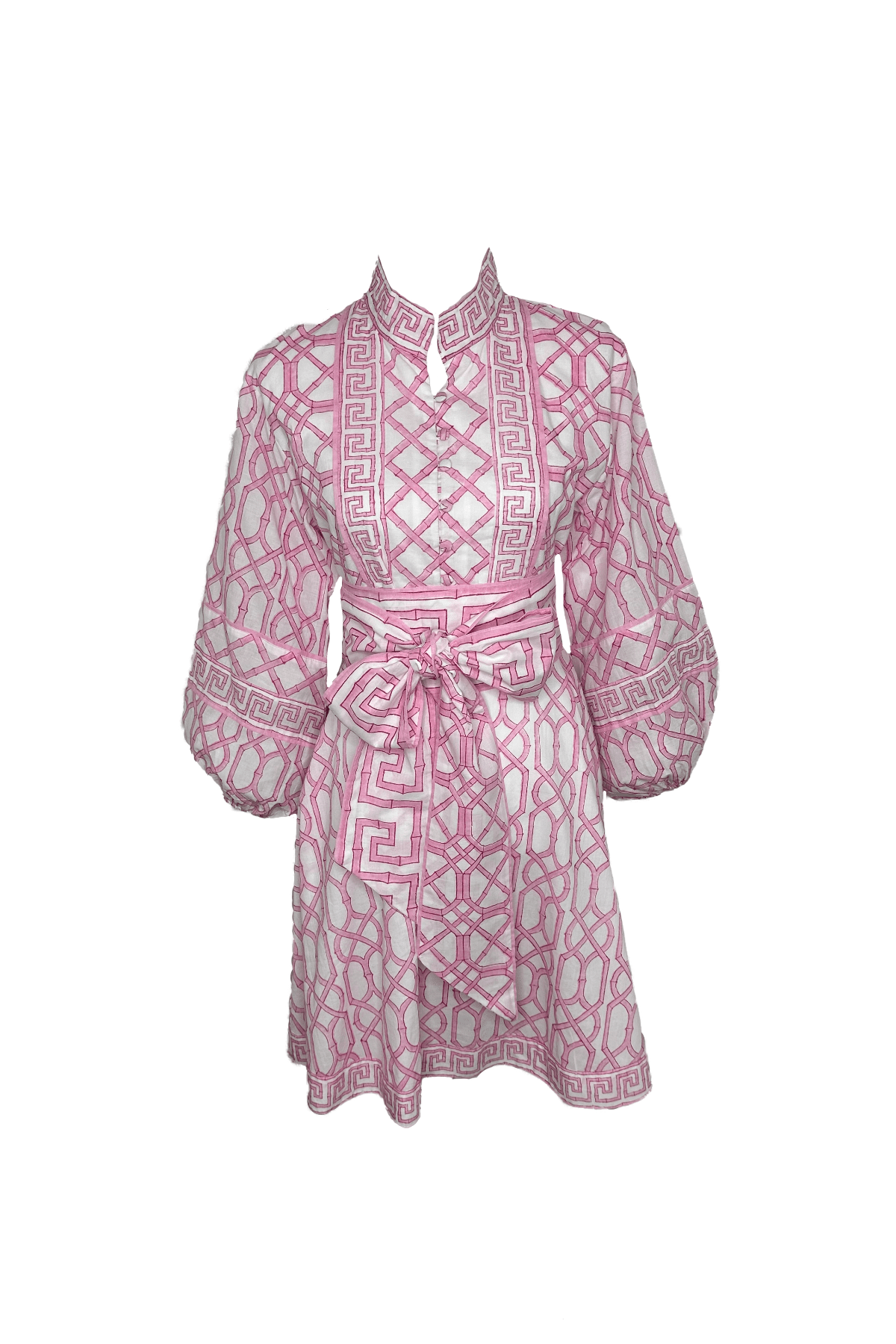 SUE SARTOR Flounce Shorty | Hibiscus Bamboo