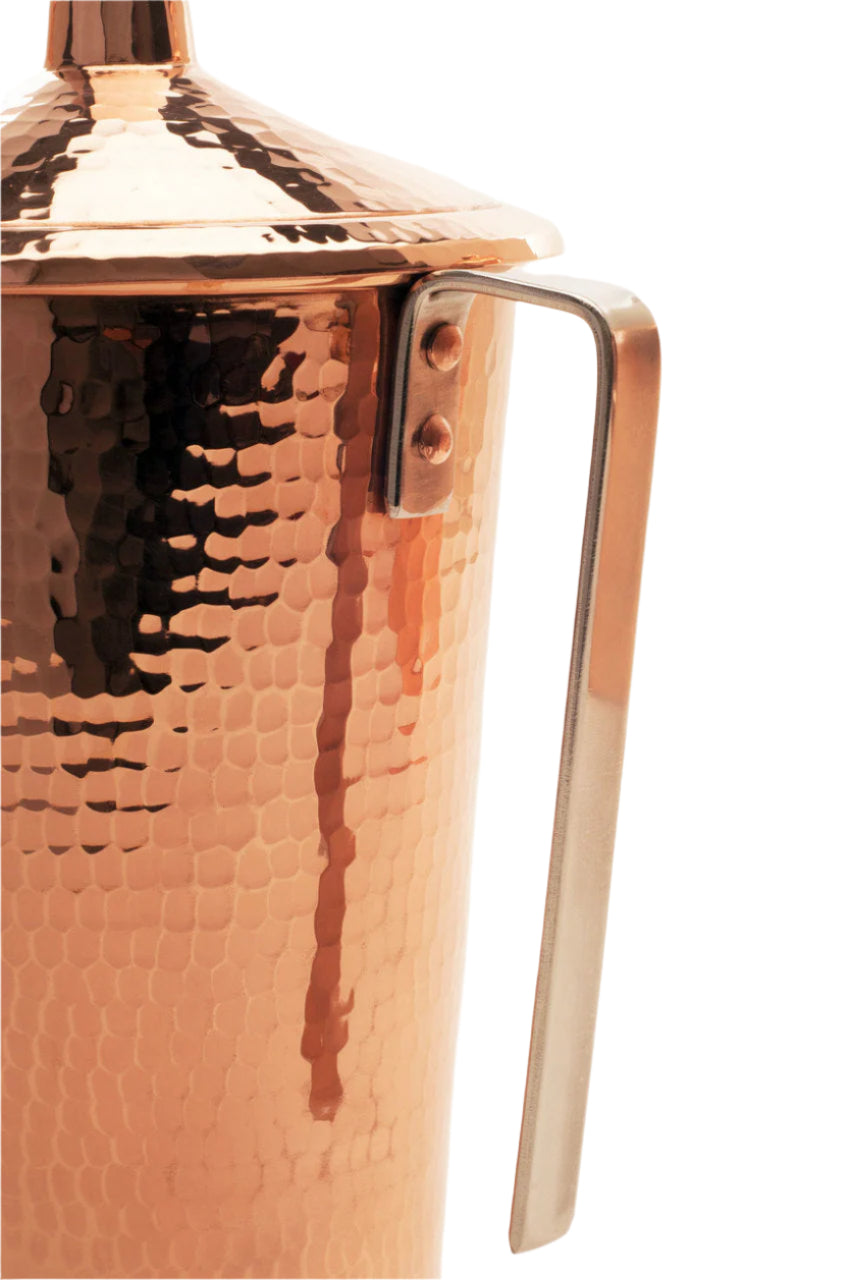 Gangotri Copper Water Pitcher with Lid