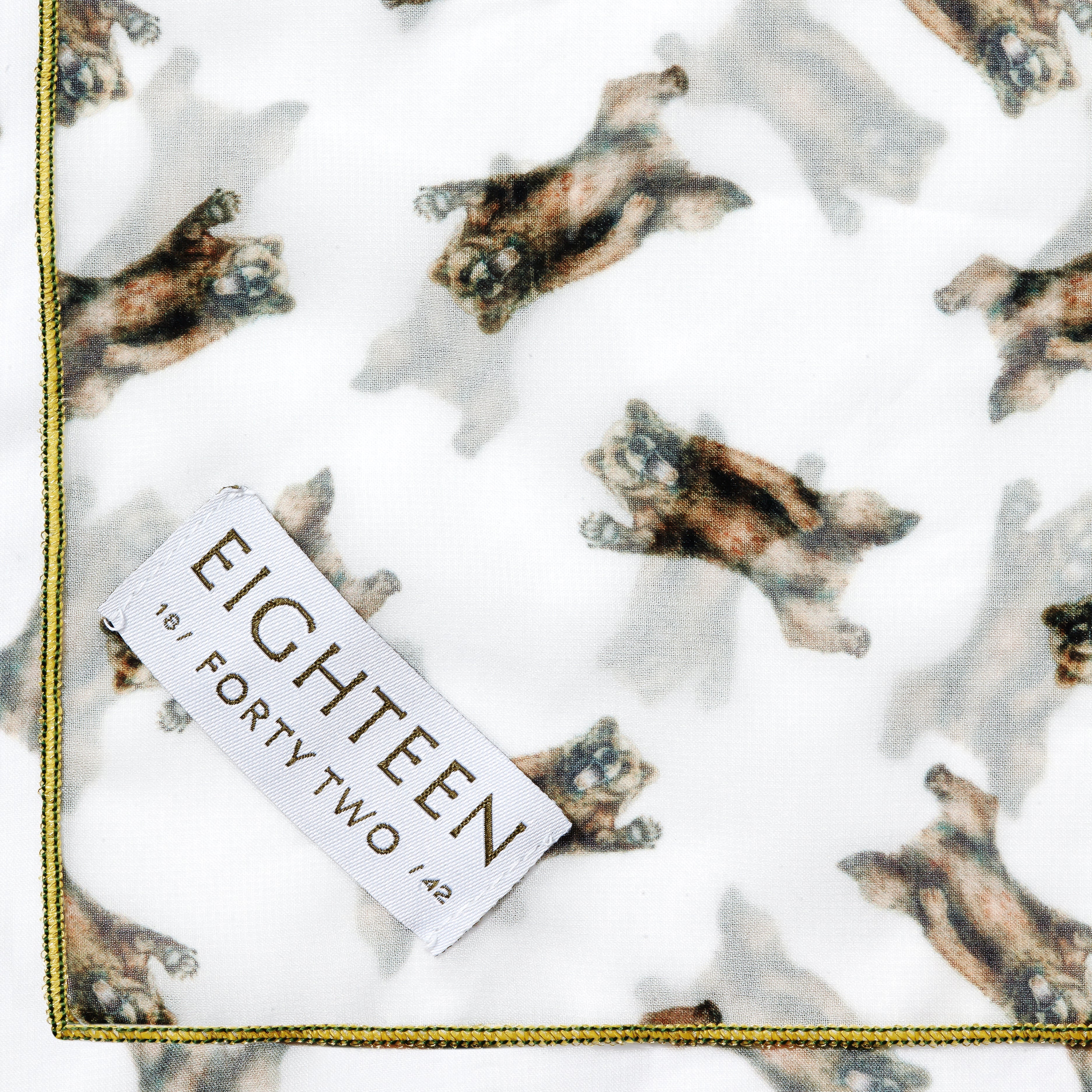 Bears Chiffon Scarf | 20" Square Scarf