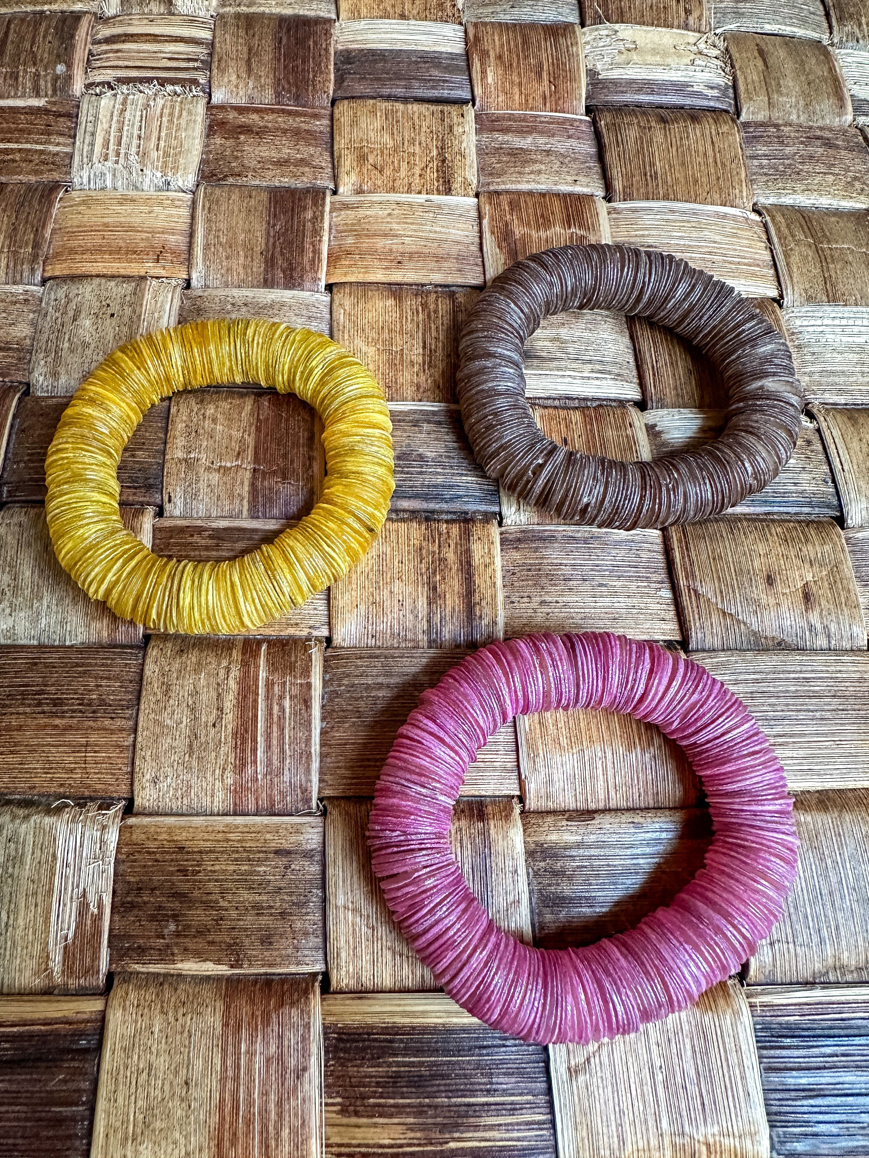 Shell Disc Bracelet | Brown