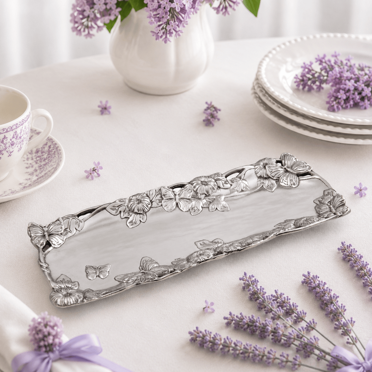 Butterfly - Oblong Tray 19 x 7.5
