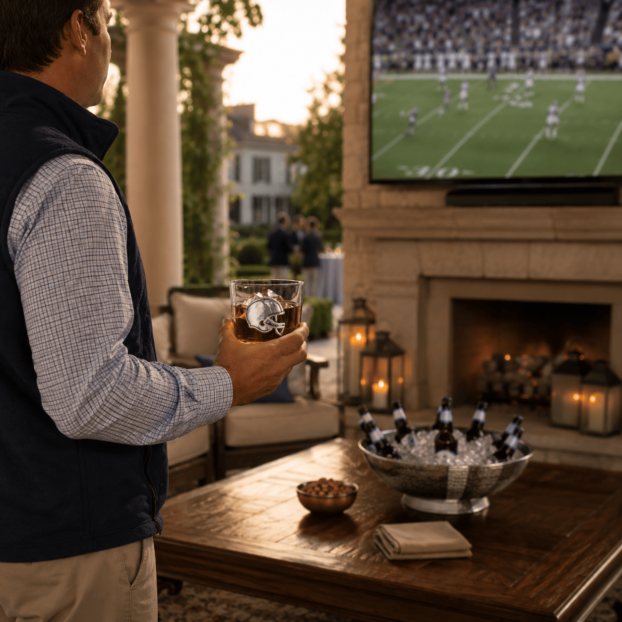 Football Ice Tub / Party Bowl