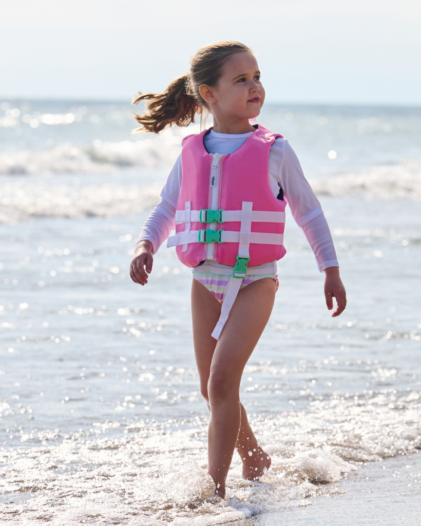 Pink USCG Life Jacket (30-50 lbs)
