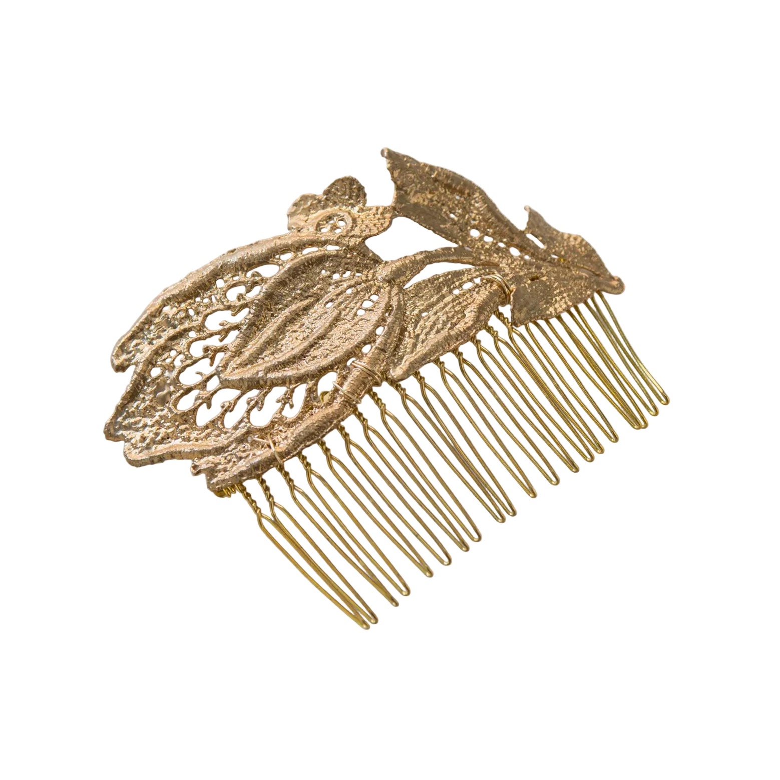 Bronze Tulip Hairpiece