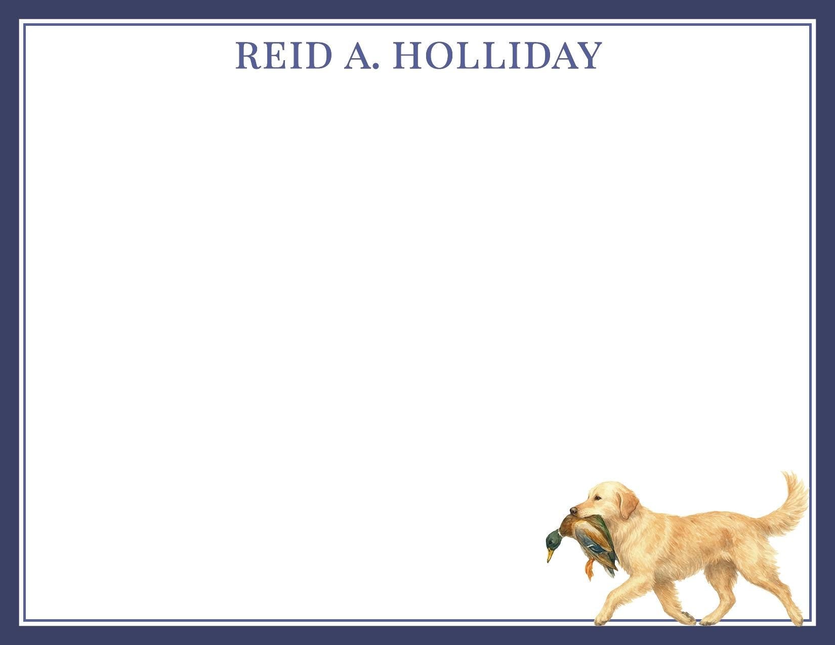 Labrador Hunting Dog Stationery