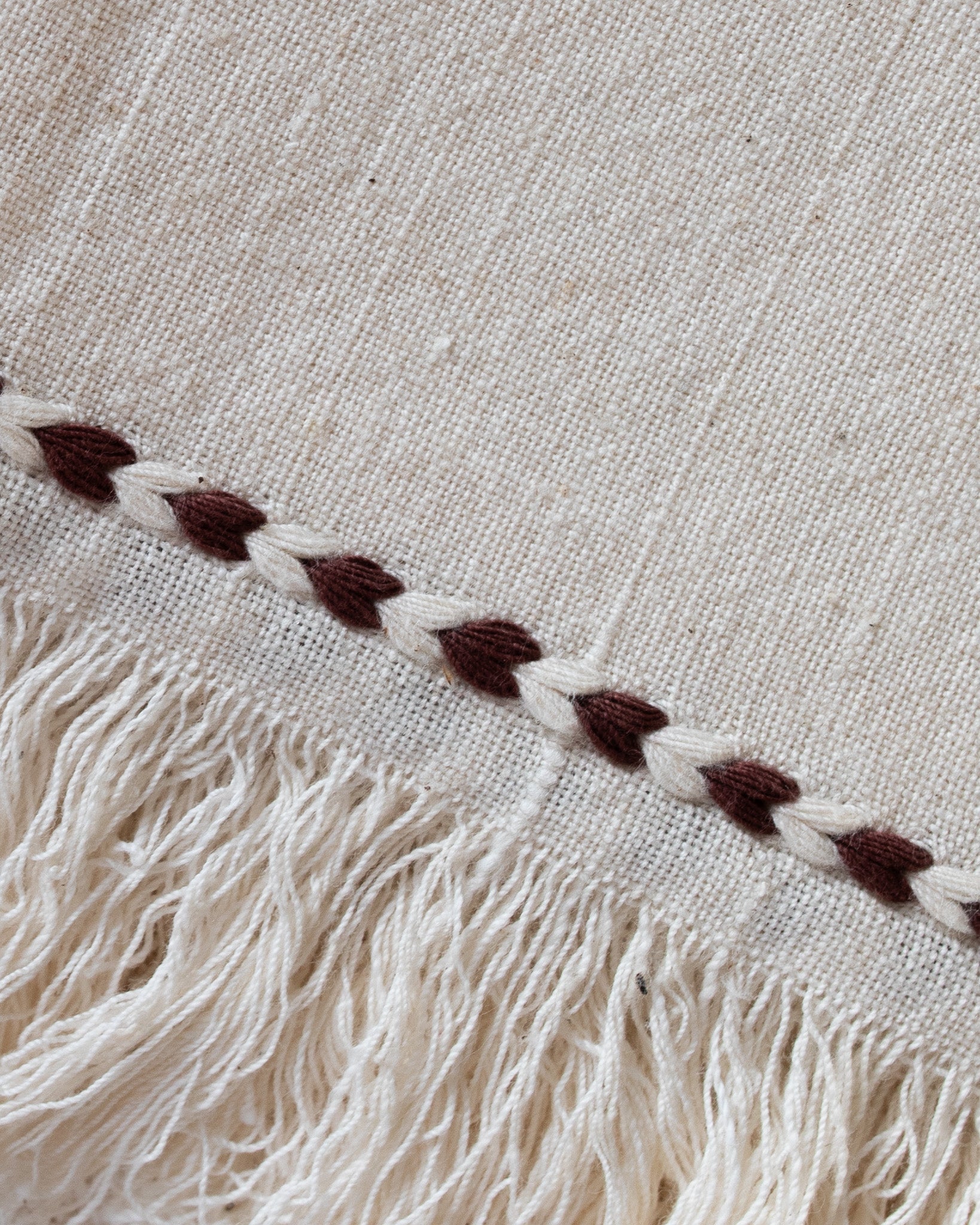Chocolate Braid Detail Napkins Set of 2