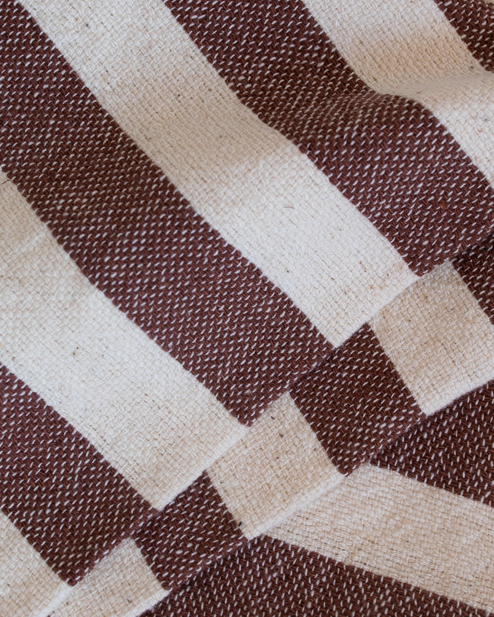 Chocolate Stripe Hand Towel