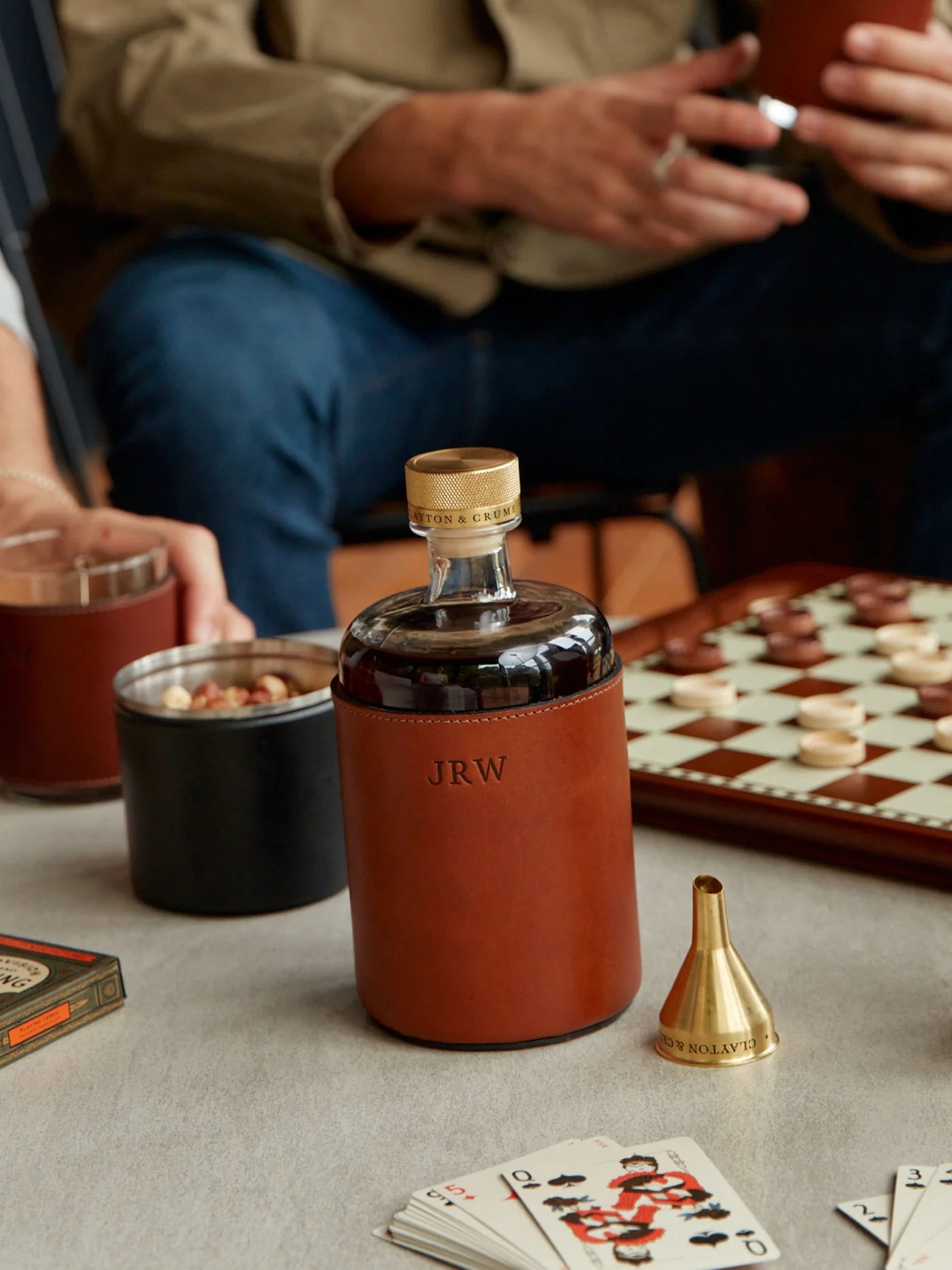 The Original Leather Decanter