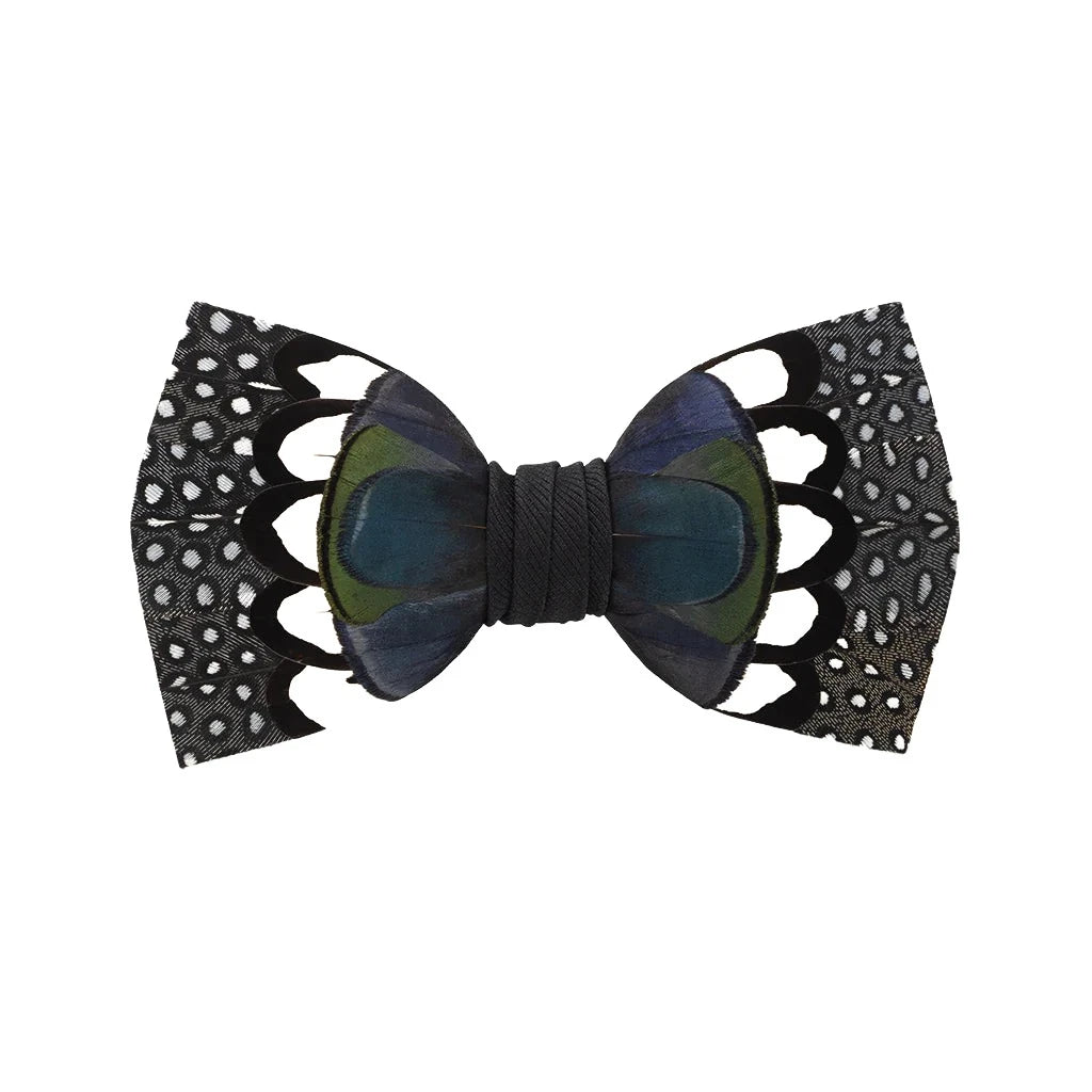 Feather Bow Tie