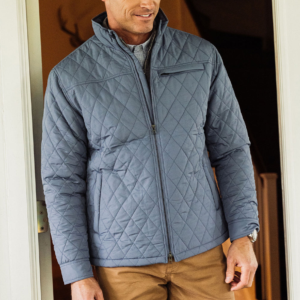 TSG Highland Quilted Jacket in Slate