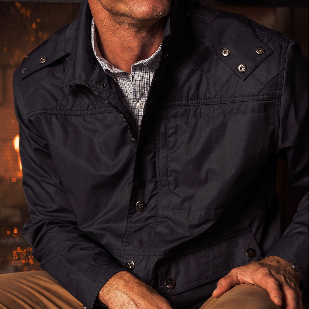 TSG Highland Quilted Jacket in Midnight