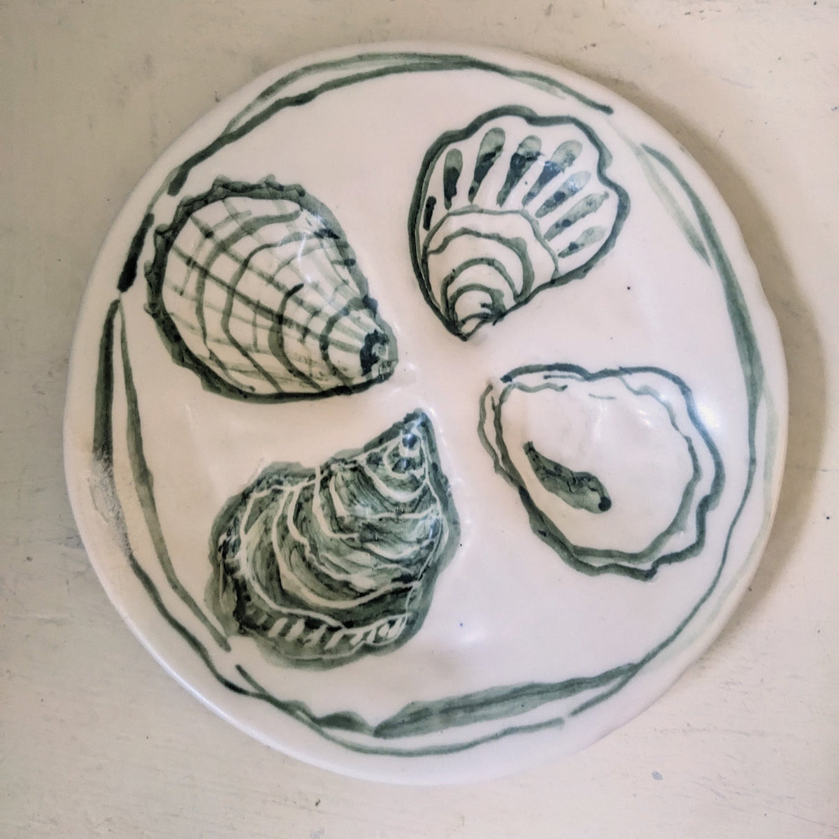 Individual Oyster Plate