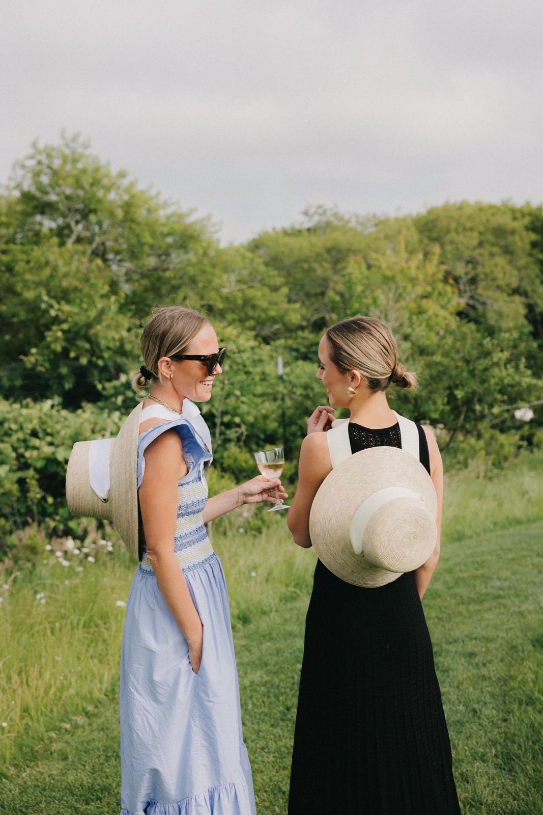 Clematis Bucket Hat - Check Block Print Hat Scarf