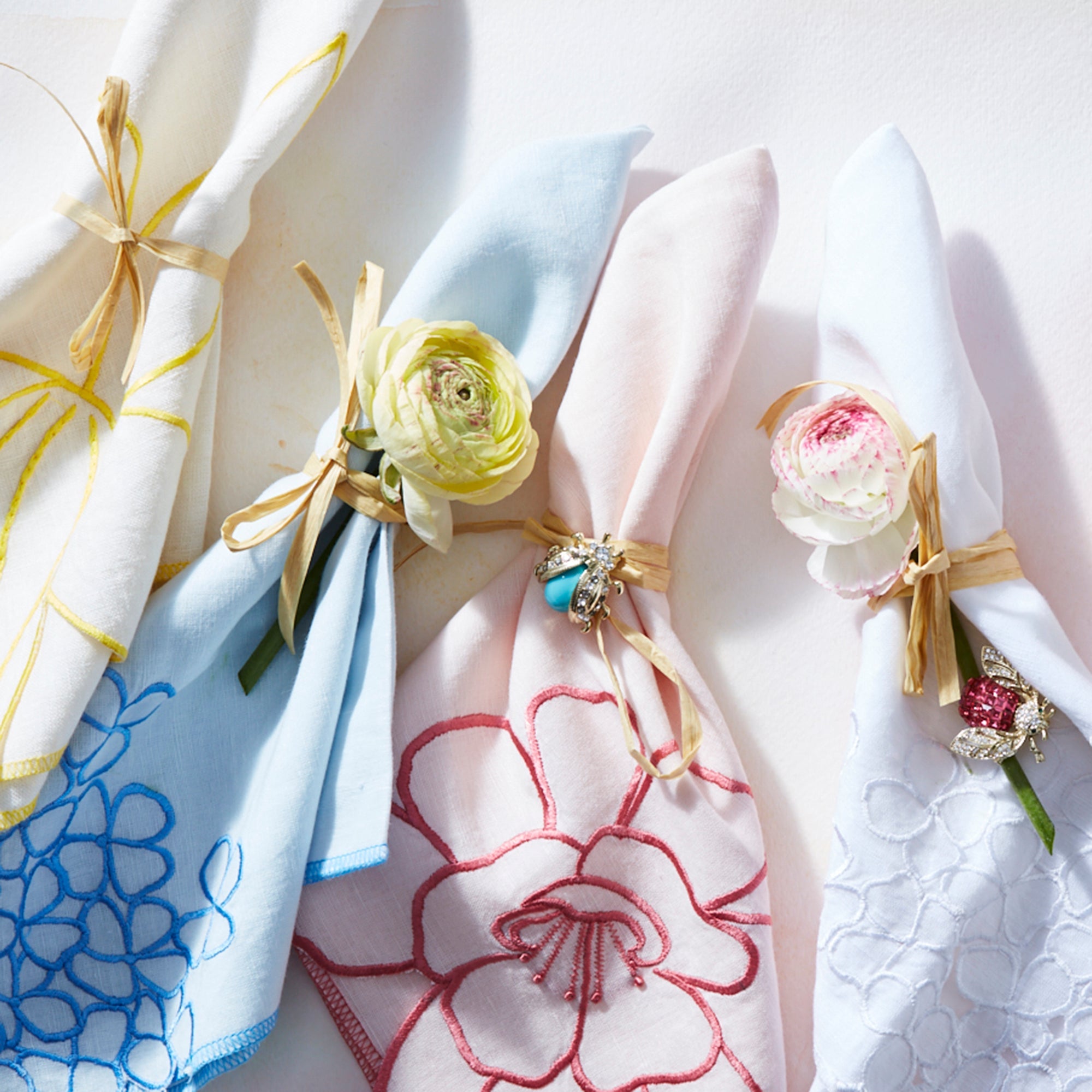 Hydrangea Dinner Napkins