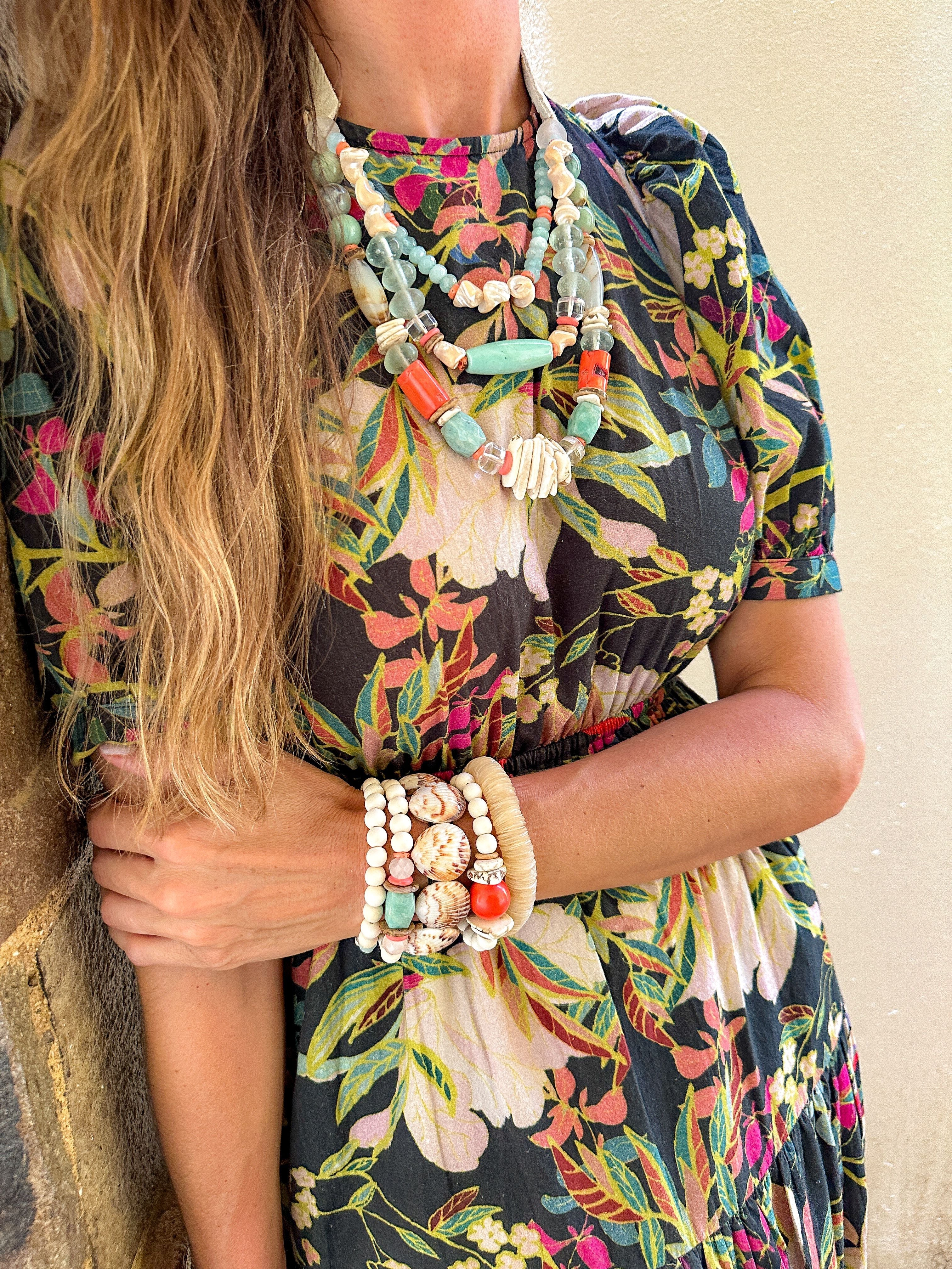 Trio Stack Bracelet Set | Coral Bay