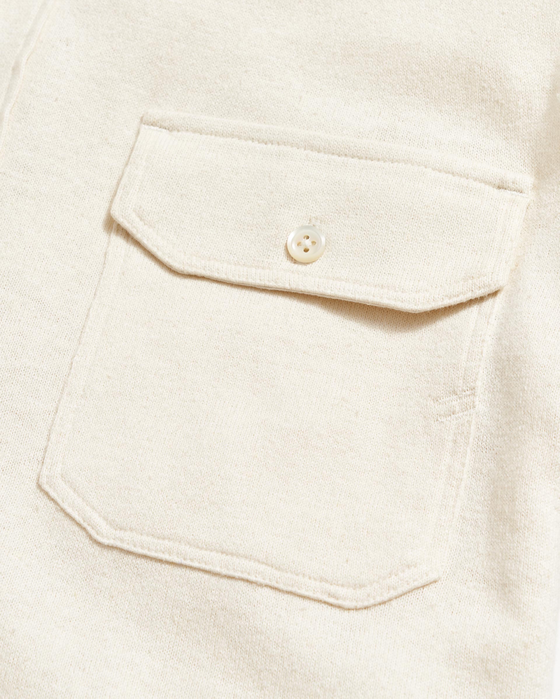 Short Sleeve Hemp Cotton Knit Shirt
