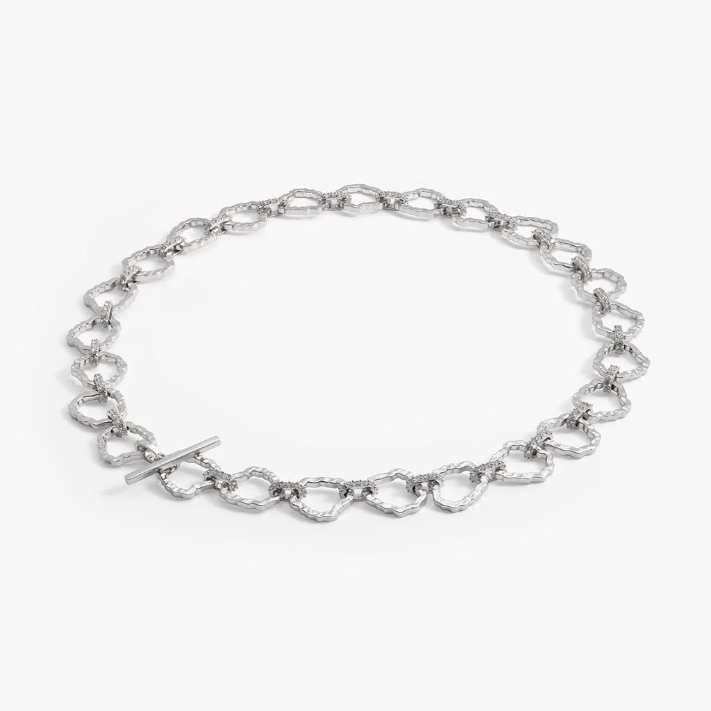 South of Broad Rhodium Plated Necklace