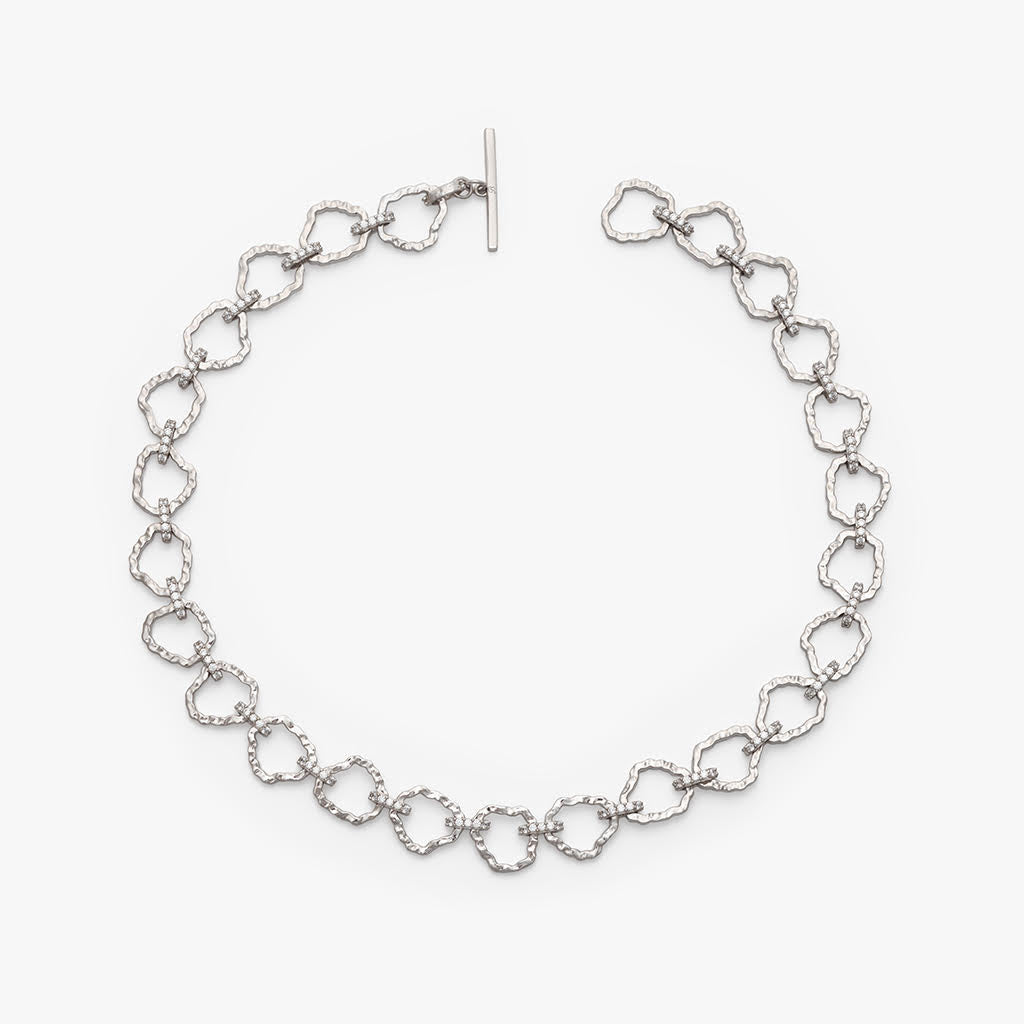 South of Broad Rhodium Plated Necklace