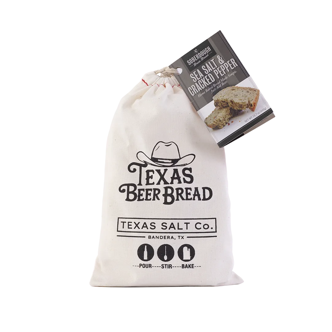 Texas Beer Bread - Sea Salt and Cracked Pepper