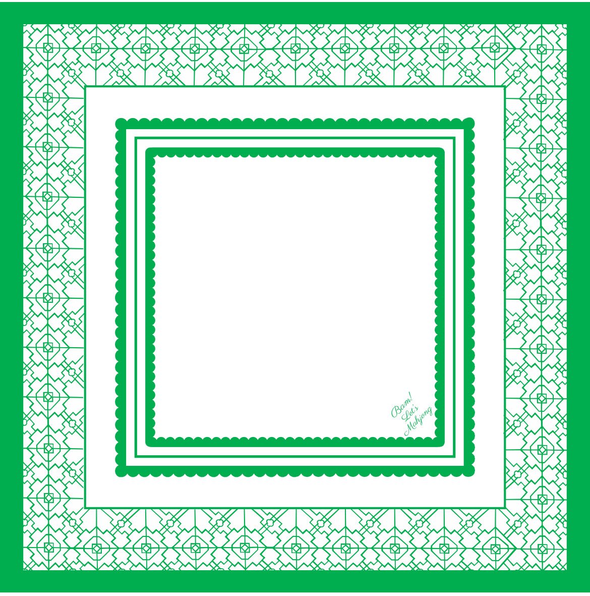 Palm Court Mahjong Mat