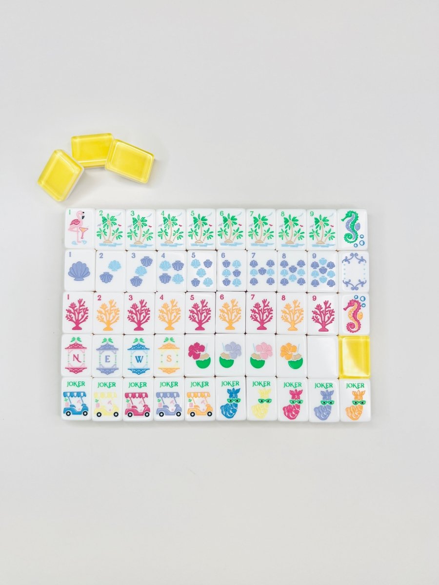 The Palm Royale Mahjong Tile Set